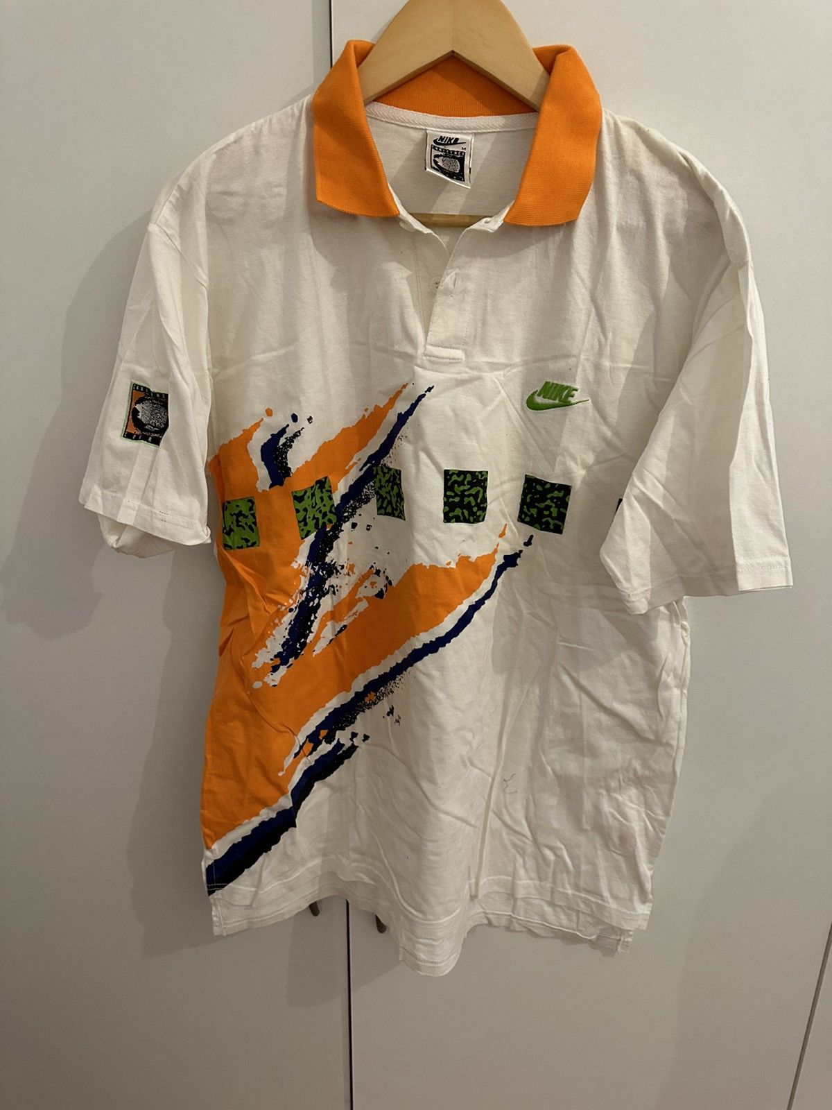 Nike Nike Air Challenge Court Shirt Size M Shirt ATP Size US M / EU 48-50 / 2 - 2 Thumbnail