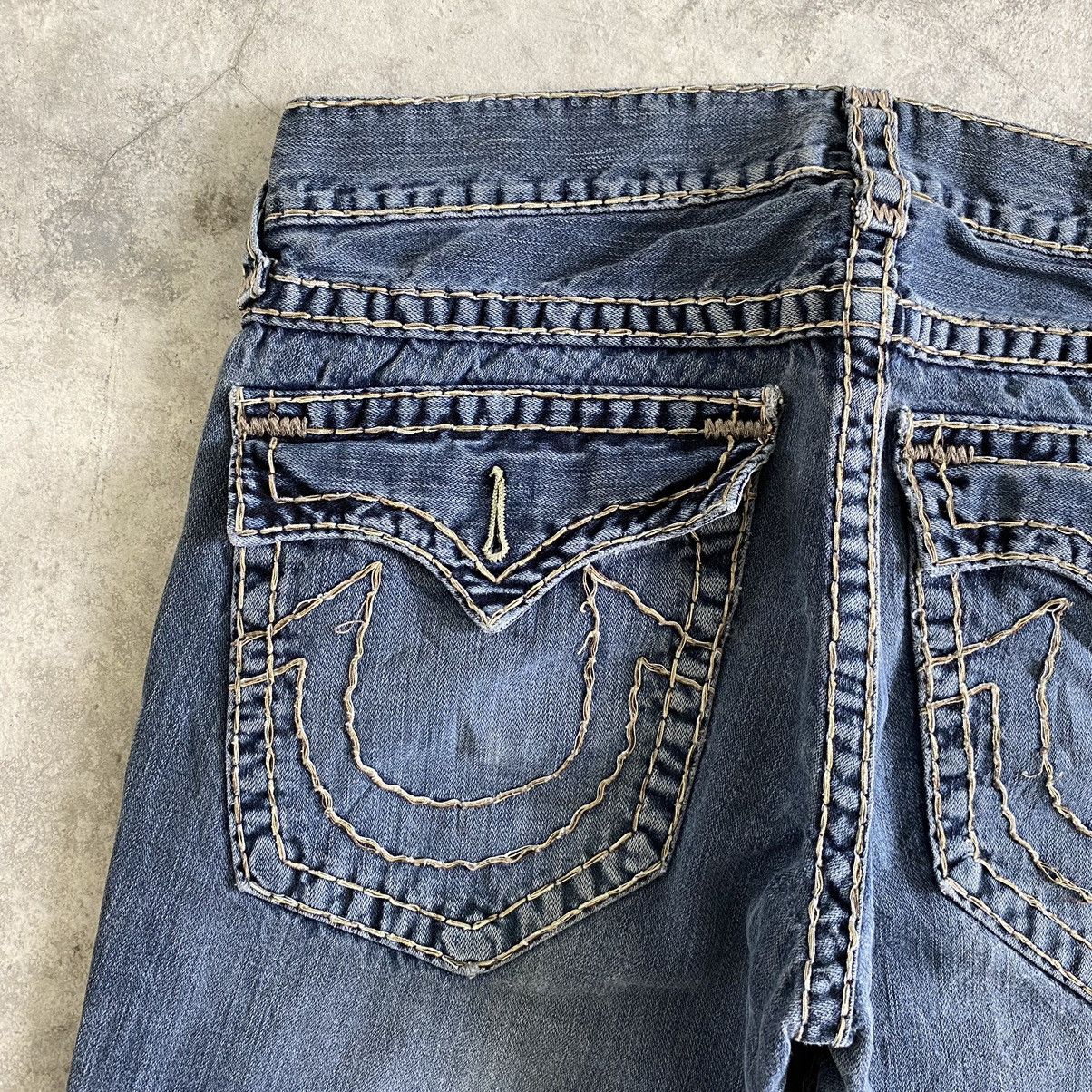 True Religion Vintage True Religion Billy Super T Flared Denim Jeans Size US 32 / EU 48 - 20 Thumbnail