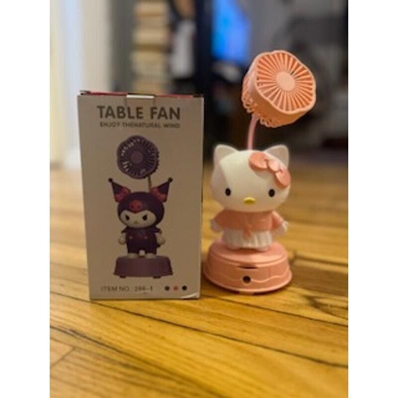 Designer Hello Kitty USB Rechargeable Table Fan with Pencil Sharpener Size ONE SIZE - 2 Thumbnail