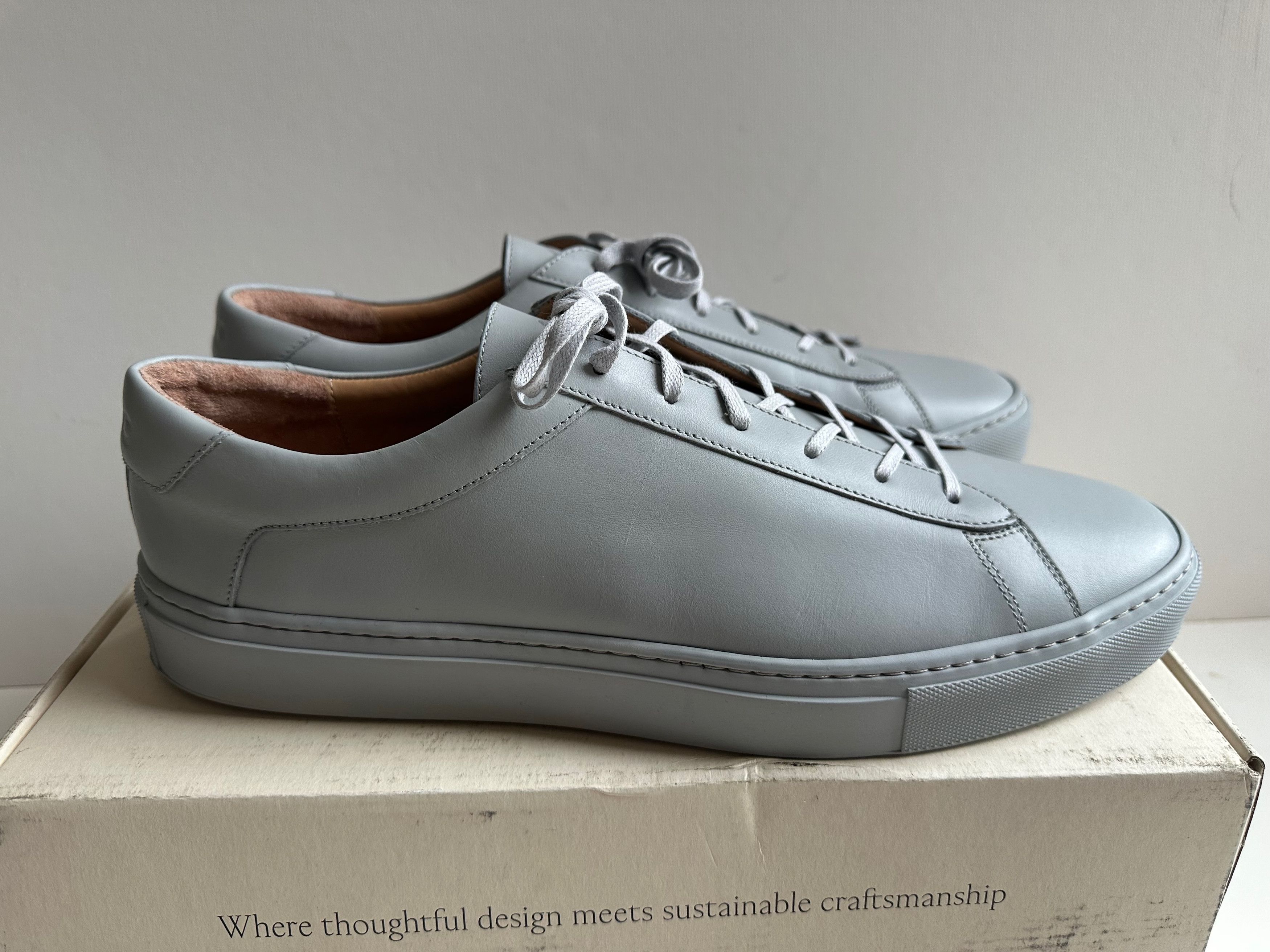 Koio Koio Capri Leather Sneakers - Pebble - US14 (NIB) Size US 14 / EU 47 - 6 Thumbnail