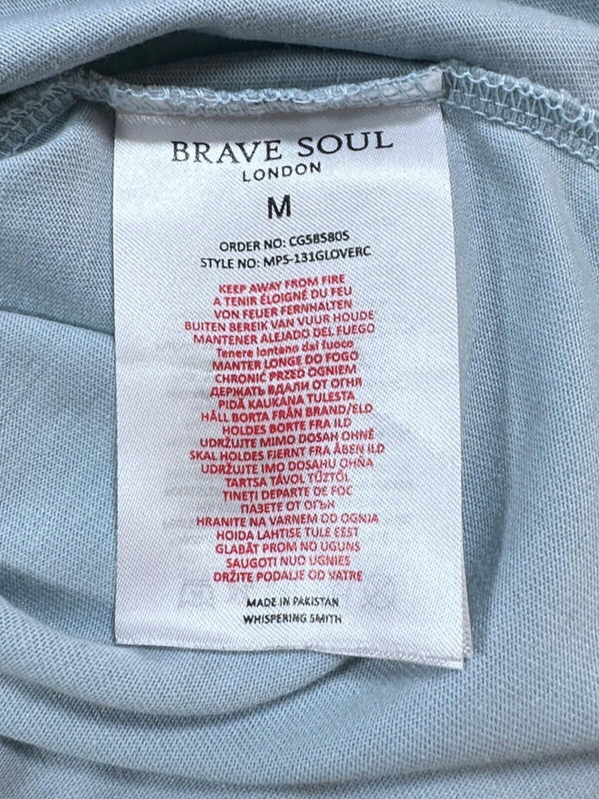 Brave Soul Brave Soul Polo Shirt Men's UK Siize M Baby Blue Logo Size US M / EU 48-50 / 2 - 11 Thumbnail