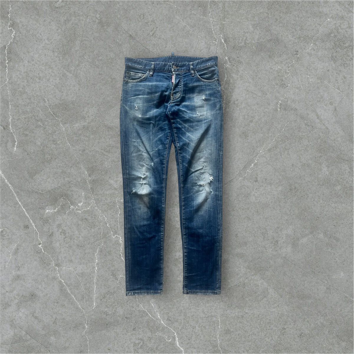 Dsquared2 Dsquared2 Denim Slim Fit Jeans Drill Skinny Distressed Size US 30 / EU 46 - 1 Thumbnail