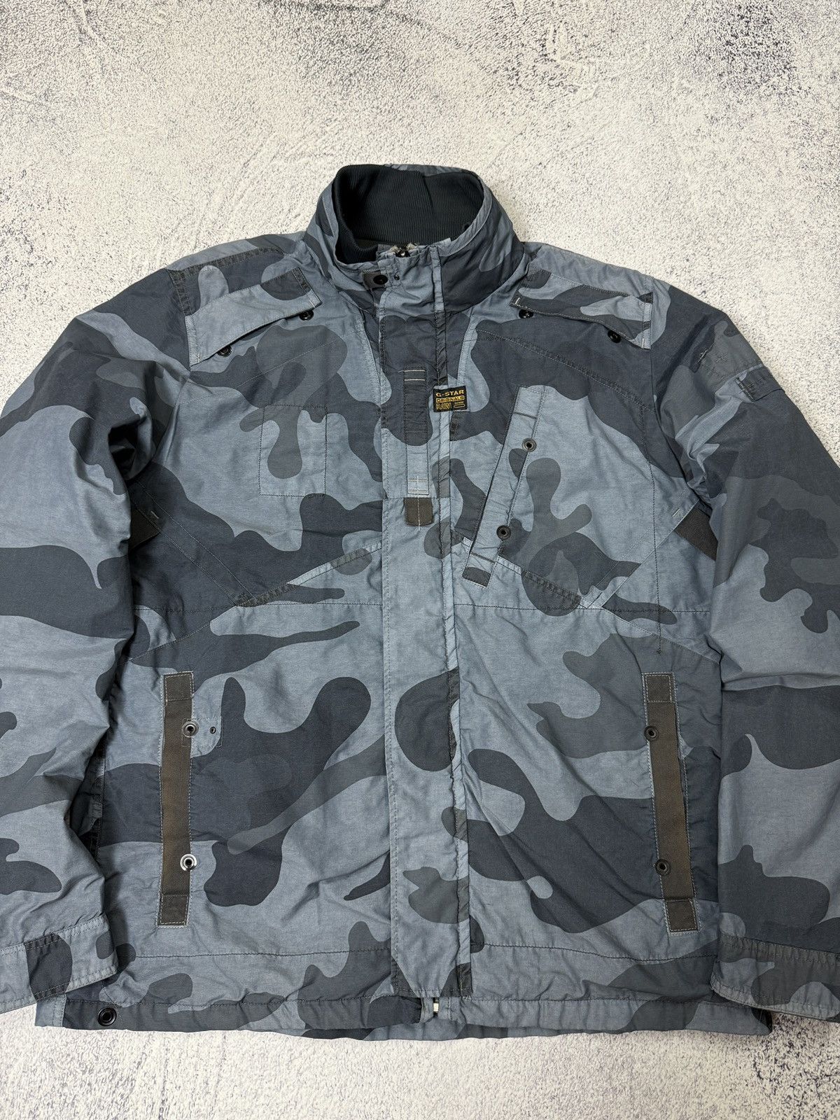 G-Star G-Star Raw Military Multipockets Camo Light Jacket Full Zip Size US XL / EU 56 / 4 - 4 Thumbnail