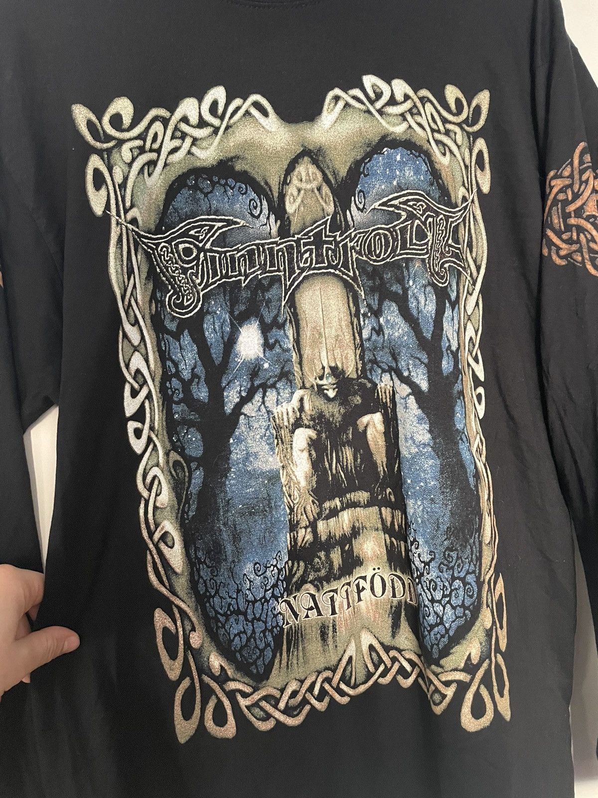 Band Tees × Vintage Finntroll Nattfodd vintage finnish metal T-shirt Size US L / EU 52-54 / 3 - 2 Thumbnail