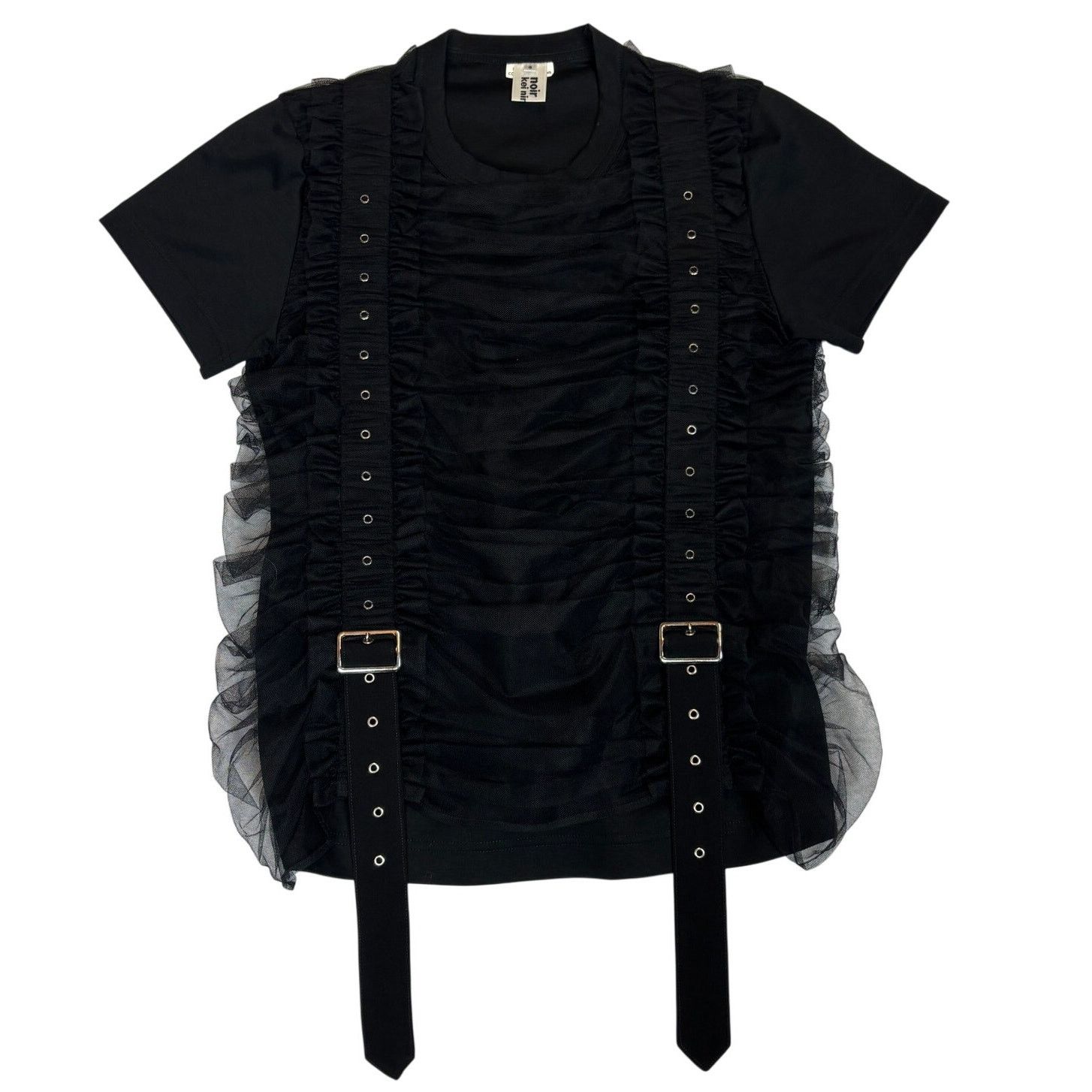 Comme des Garcons × Noir Kei Ninomiya Comme Des Garcons Noir Kei Ninomiya Tulle Belt Ruched Small Size S / US 4 / IT 40 - 1 Thumbnail