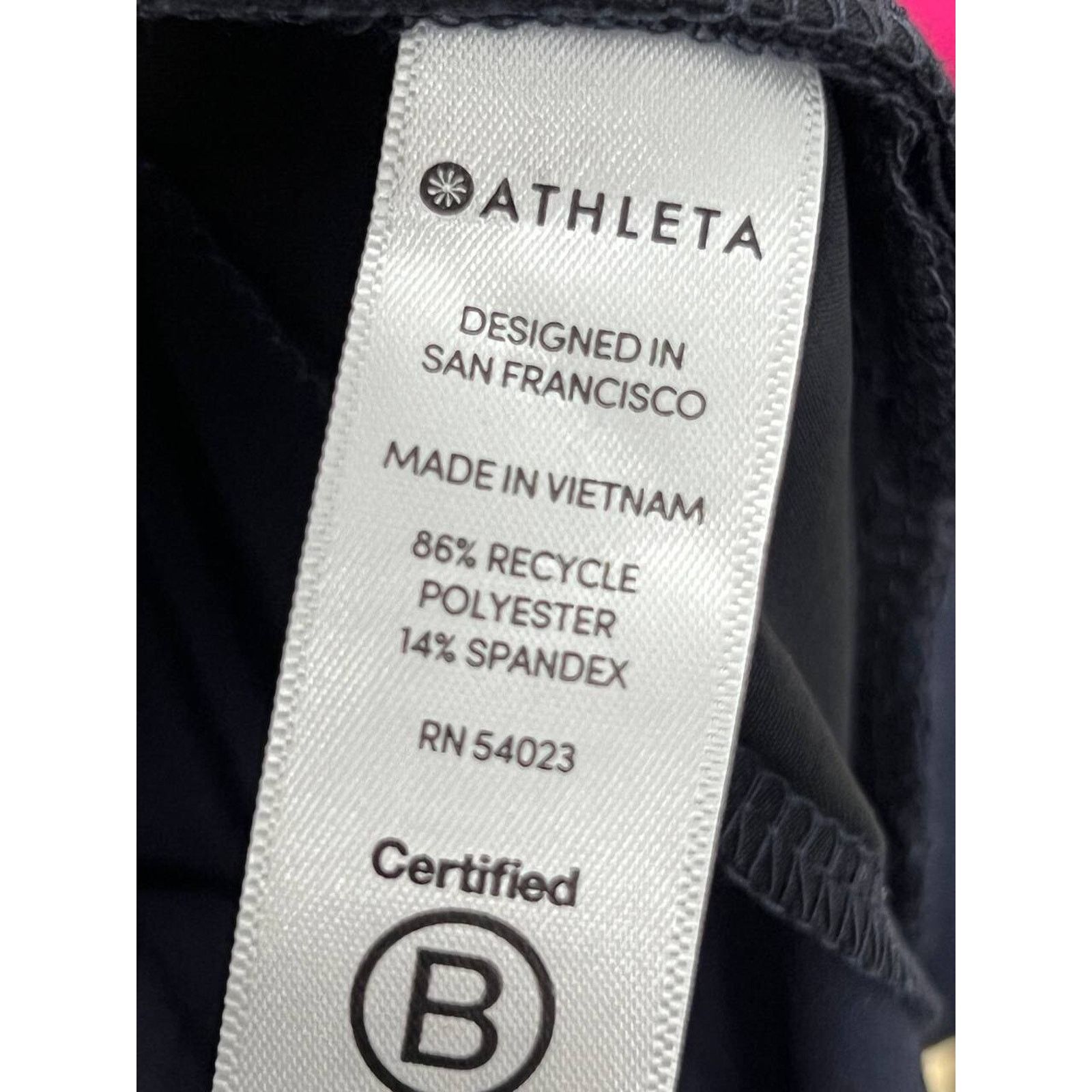 Athleta Athleta Women Cosmic Pants Navy Straight side zip 4 A003094 Size 27" / US 4 / IT 40 - 8 Thumbnail