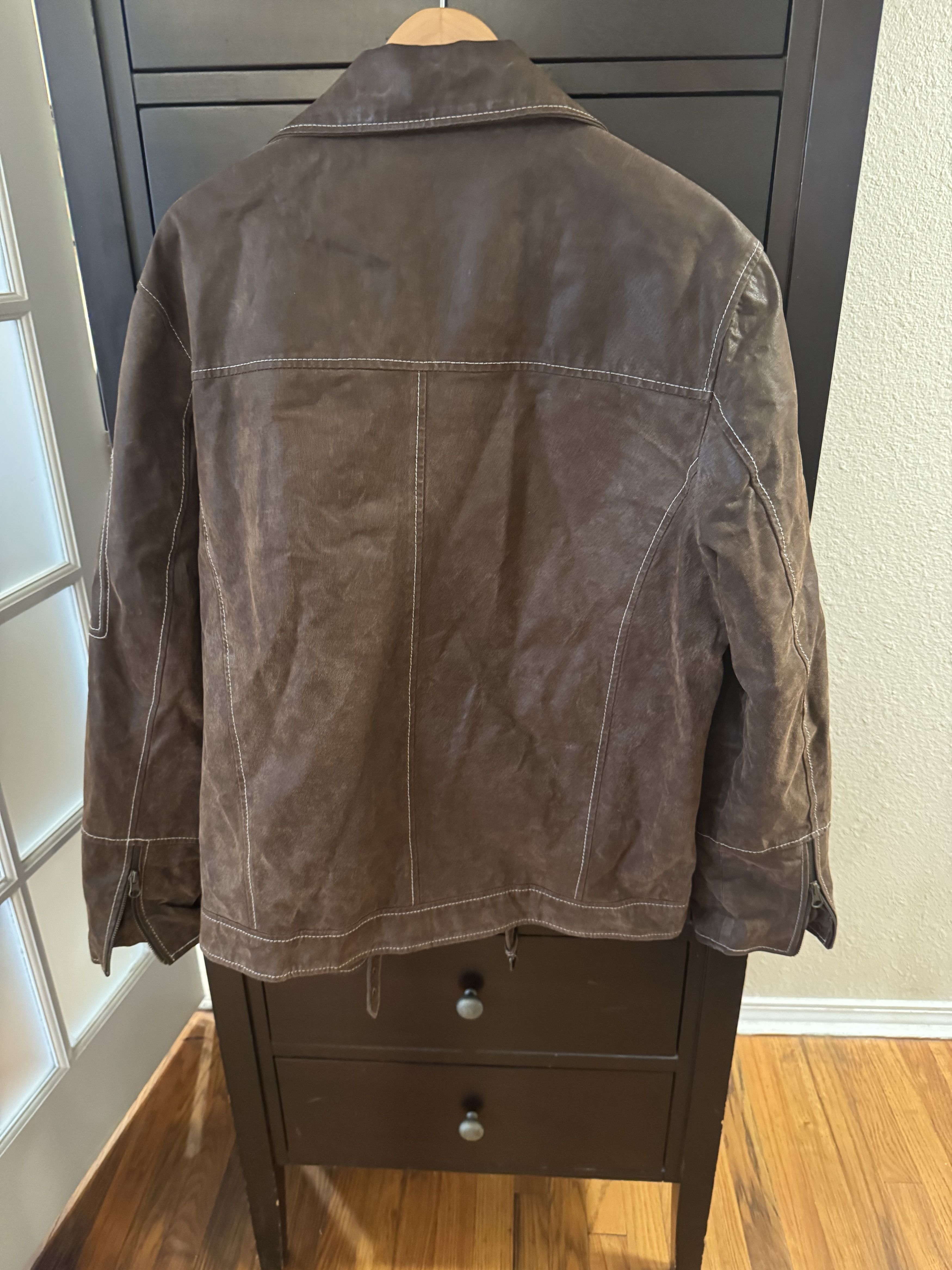 Scully Leather Skully Dark Brown Leather Jacket US Large Size US L / EU 52-54 / 3 - 5 Thumbnail