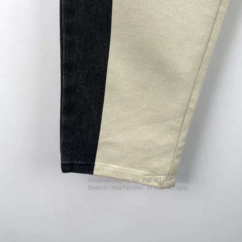 Chanel Chanel Colour-blocked cotton casual denim trousers Size 25" / US 0 / IT 36 - 4 Thumbnail