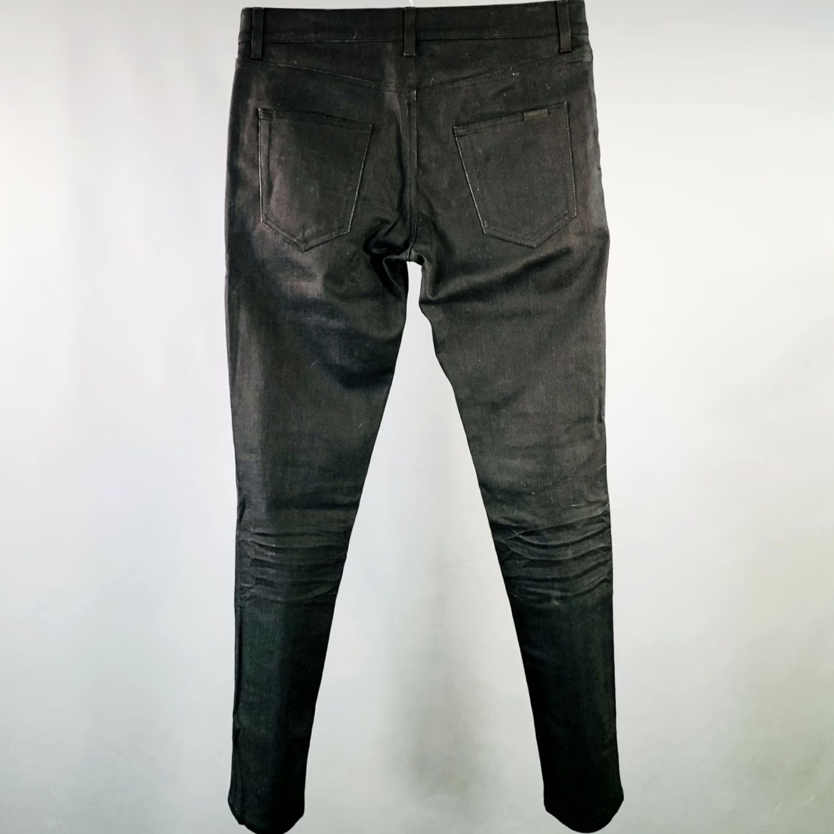 Yves Saint Laurent SAINT LAURENT Jeans Black Denim Tapered Five Pockets Size 31 2020 Mens Size US 31 - 2 Thumbnail