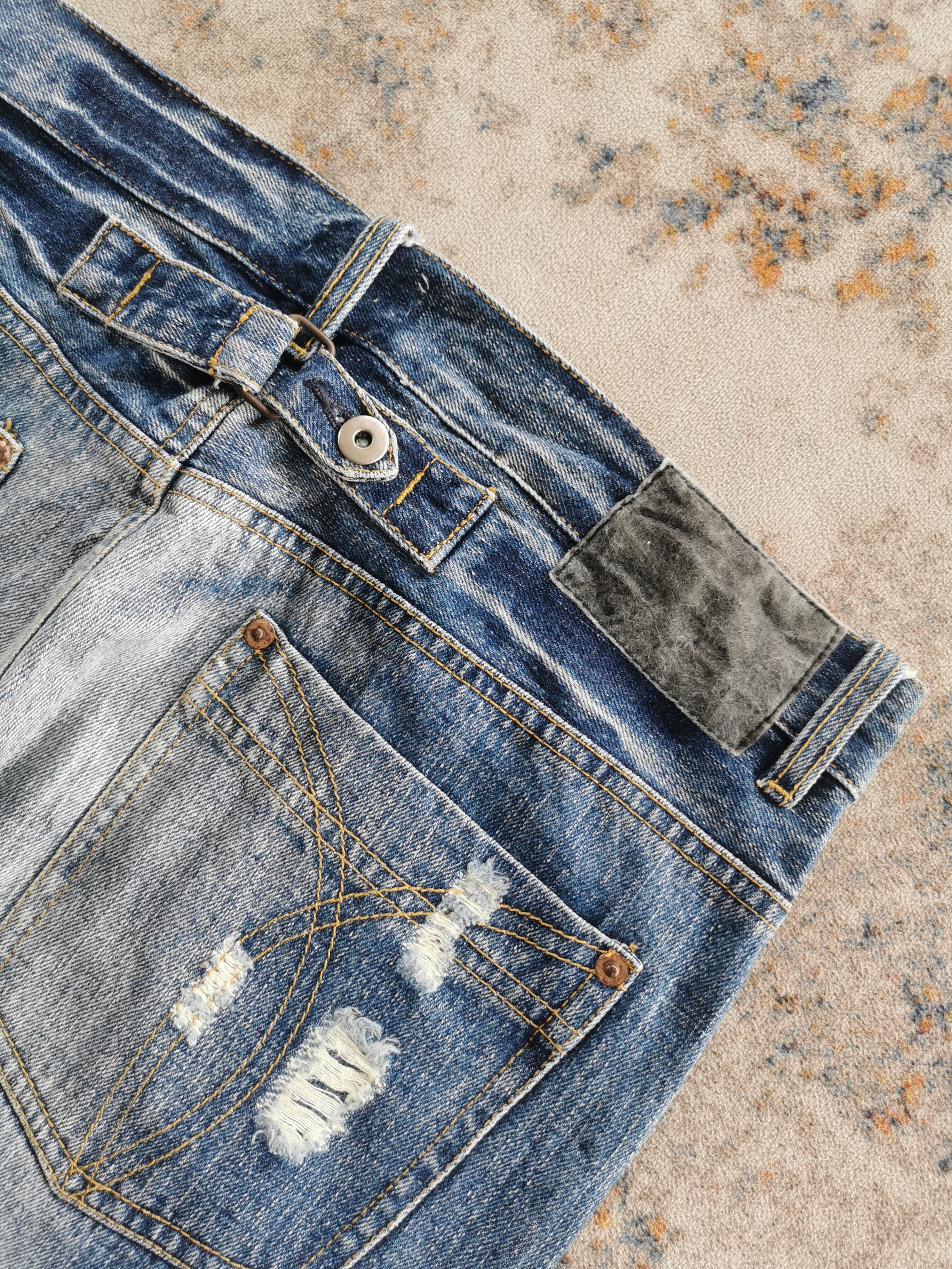 Tornado Mart Twisted Jeans Size 32'x30.5' Size US 32 / EU 48 - 13 Thumbnail