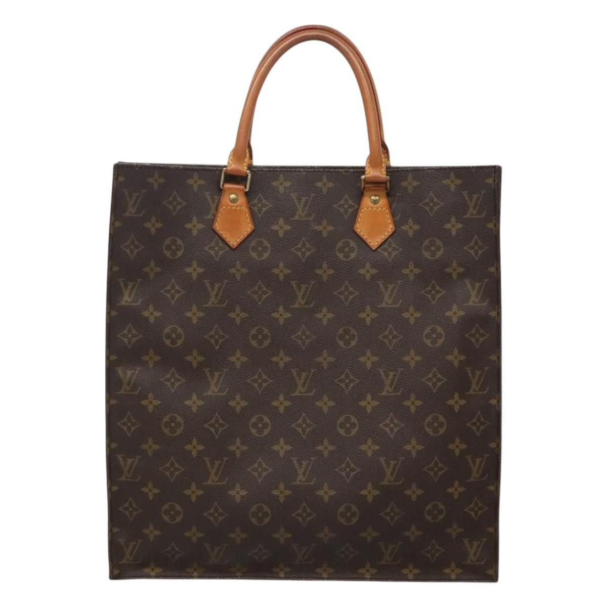 Louis Vuitton LOUIS VUITTON Monogram Sac Plat Hand Bag M51140 Size ONE SIZE - 13 Thumbnail