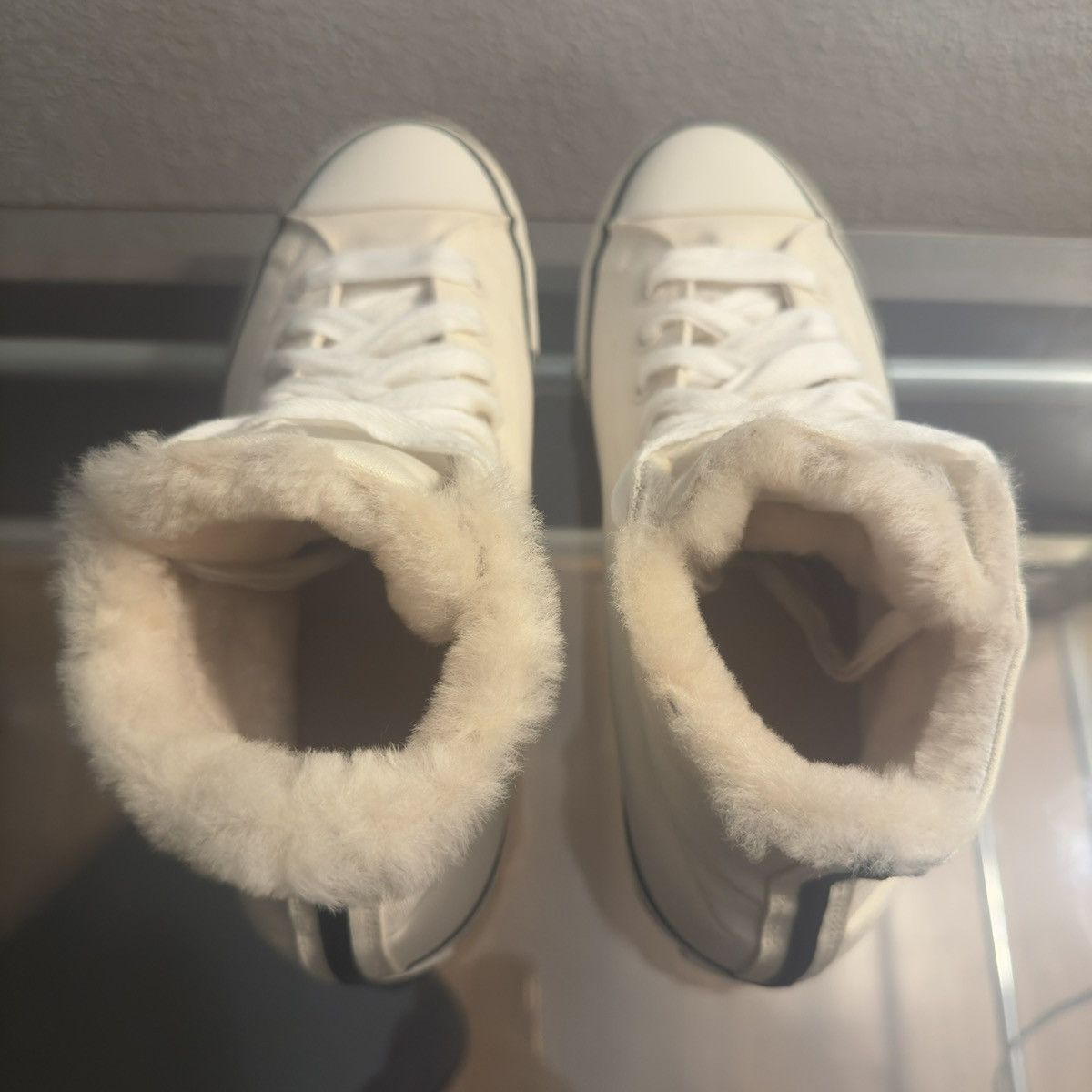 Undercover Undercover Fur Lined High Top Sneakers Size US 9 / EU 42 - 7 Thumbnail