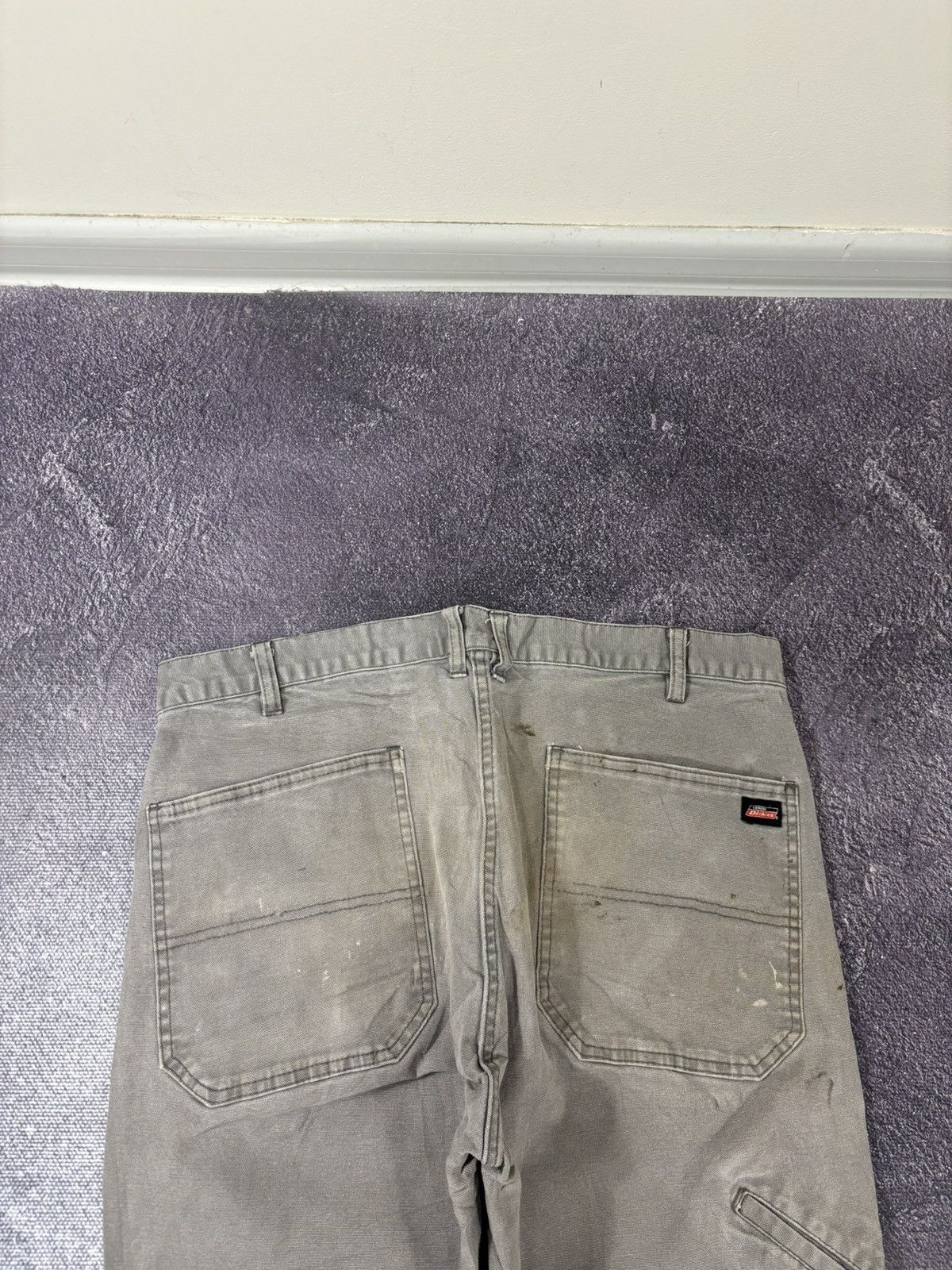 Dickies Vintage Dickies Distressed Denim Gray Hype Baggy Pants Jeans Size US 34 / EU 50 - 6 Thumbnail