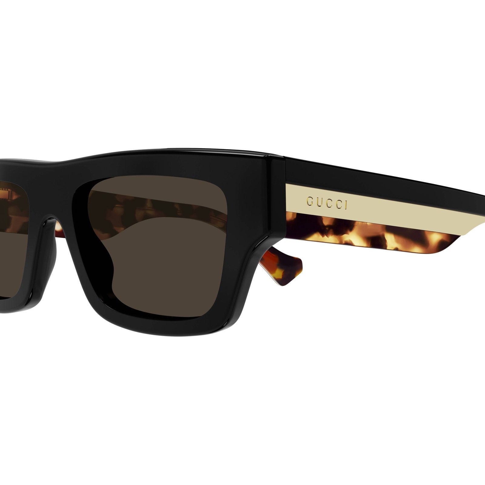 Gucci Gucci Sunglasses GG1301S 003 Black Dark Brown Men Authentic Size ONE SIZE - 4 Thumbnail