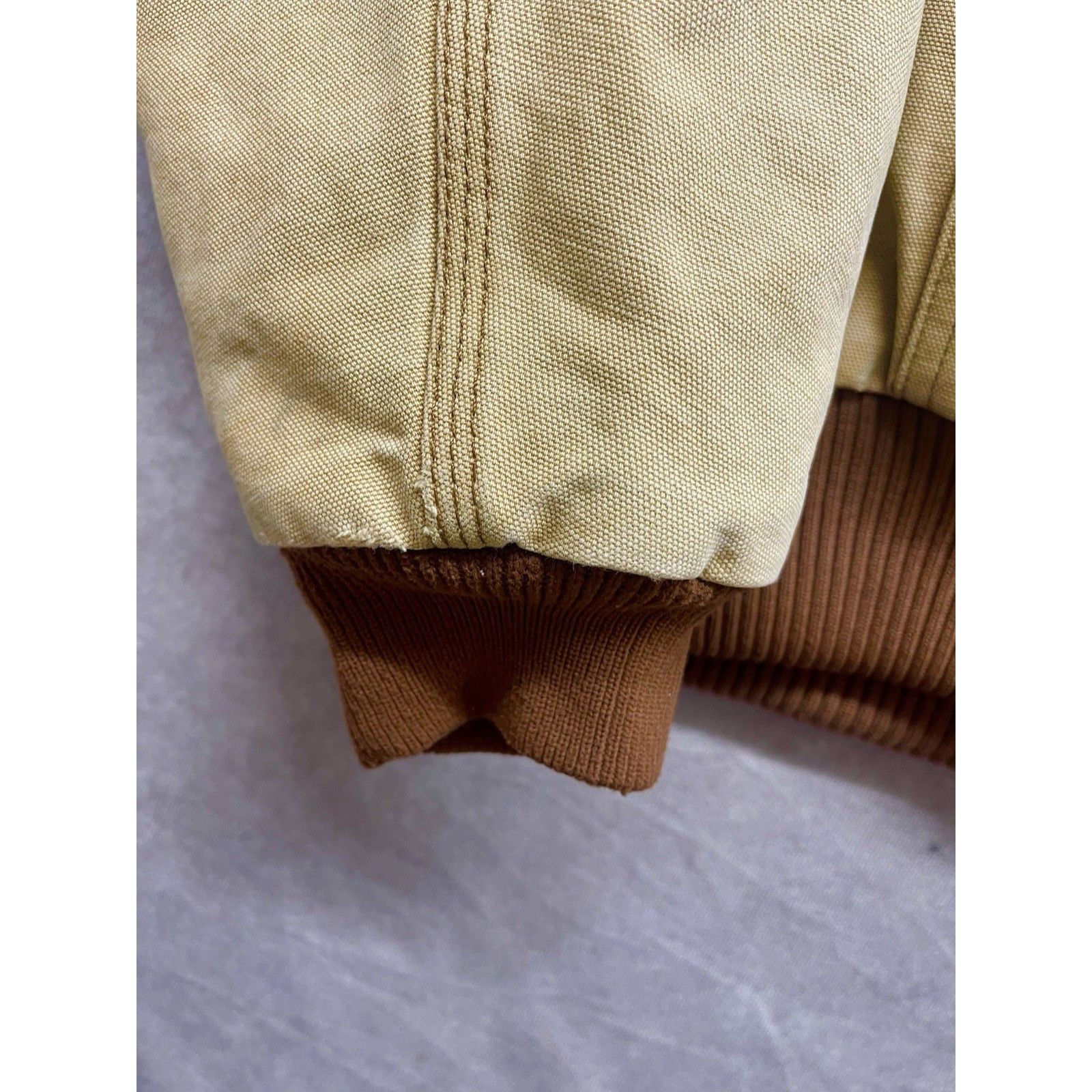 Carhartt Vtg Carhartt J130 Quilt Lined Active Jacket Sandstone Distre Size US XL / EU 56 / 4 - 4 Thumbnail