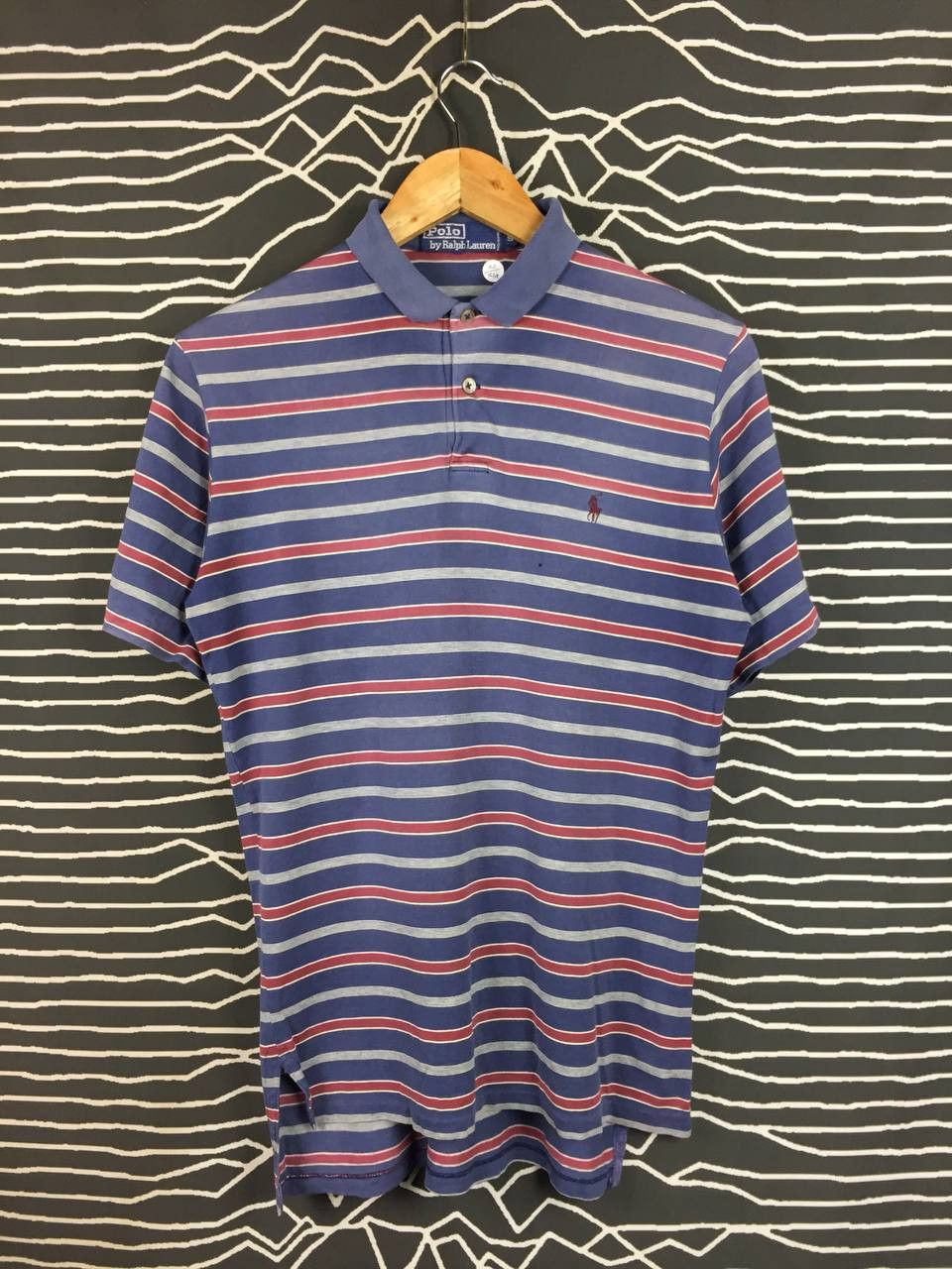 Polo Ralph Lauren Vtg Polo Ralph Lauren Pony Logo Striped Polo Shirt Size US S / EU 44-46 / 1 - 1 Thumbnail
