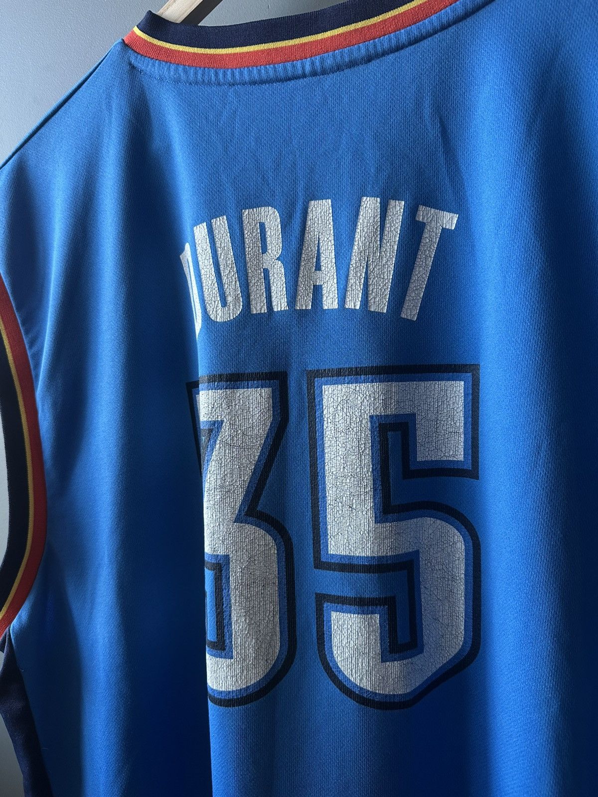 Adidas Adidas NBA Oklahoma Durant Jersey Size US XL / EU 56 / 4 - 7 Thumbnail