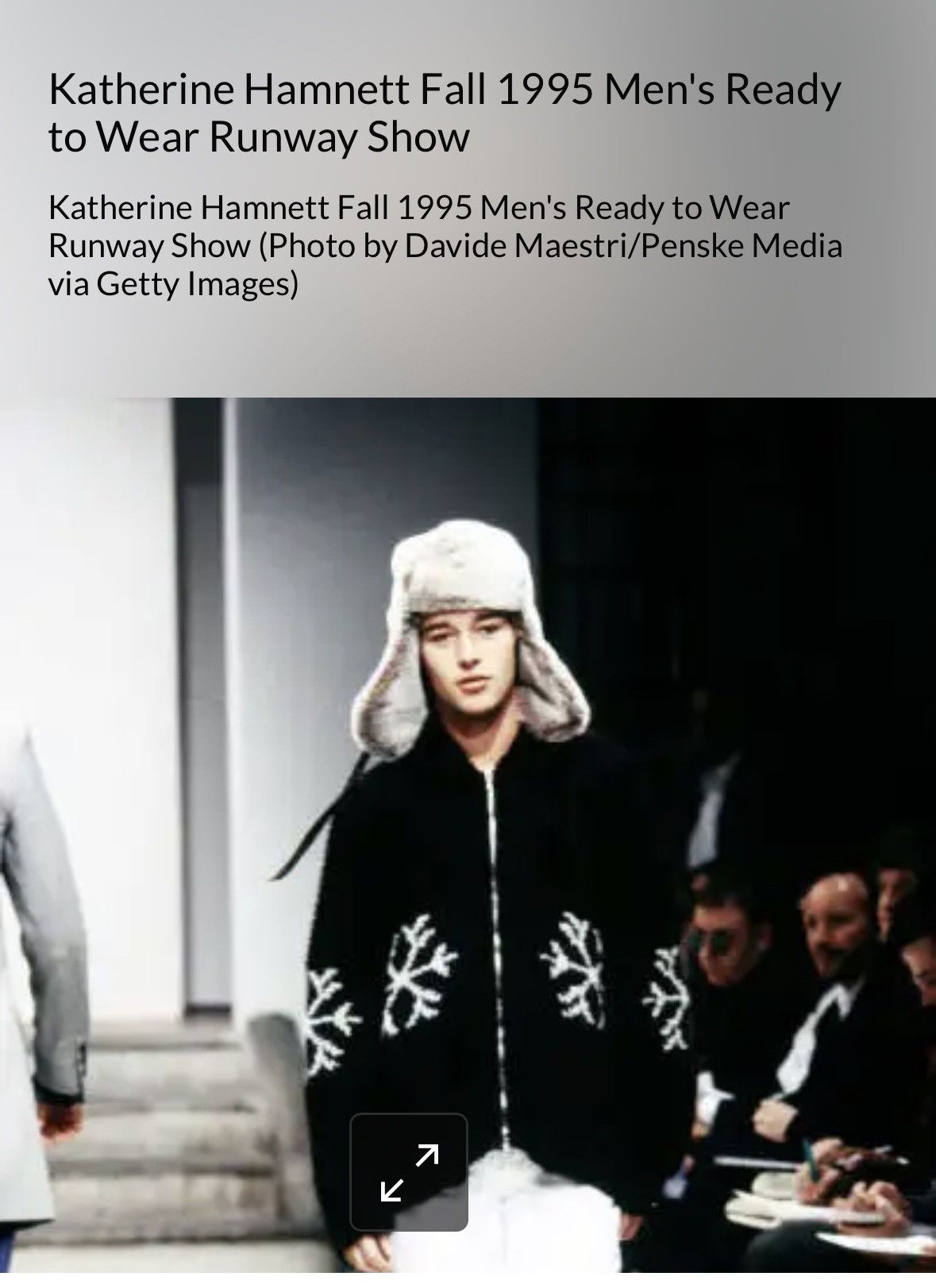 Katharine Hamnett London VTG Katharine Hamnett intarsia knit zip Cardigan Sz M Size US M / EU 48-50 / 2 - 15 Thumbnail