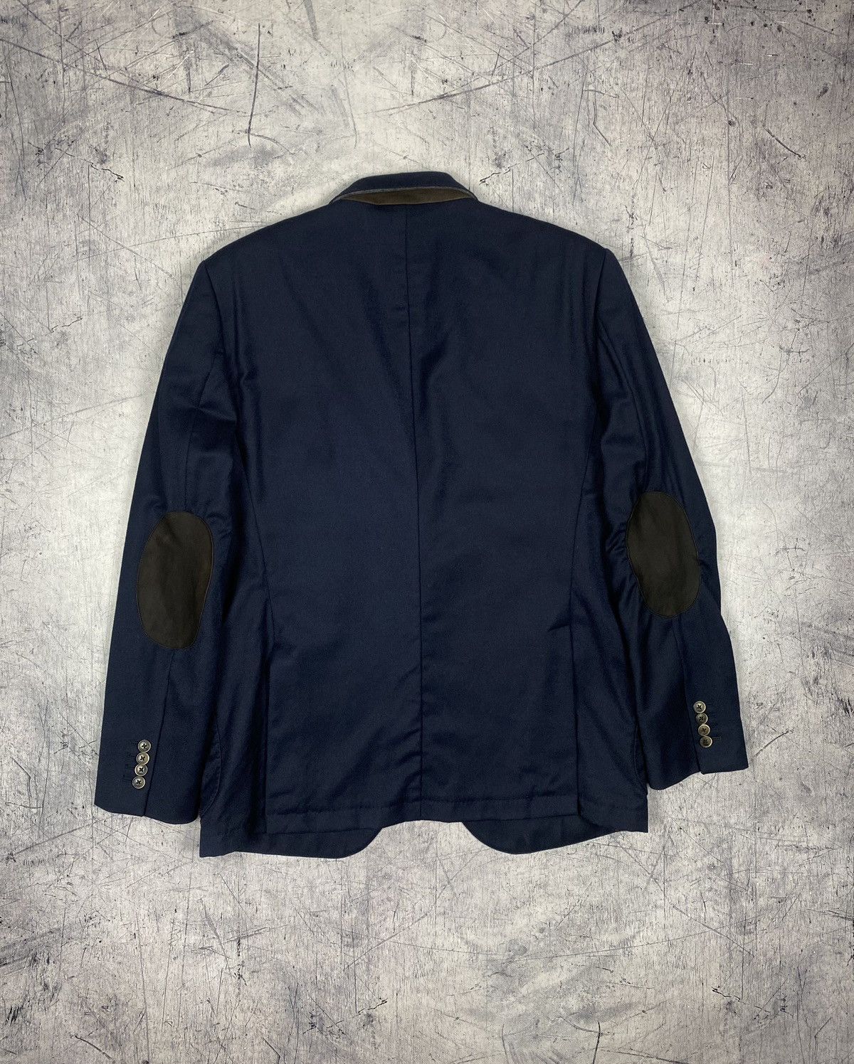 Hackett Vintage Hackett London Wool Plain Flannel Brazer jacket og Size 44R - 13 Thumbnail