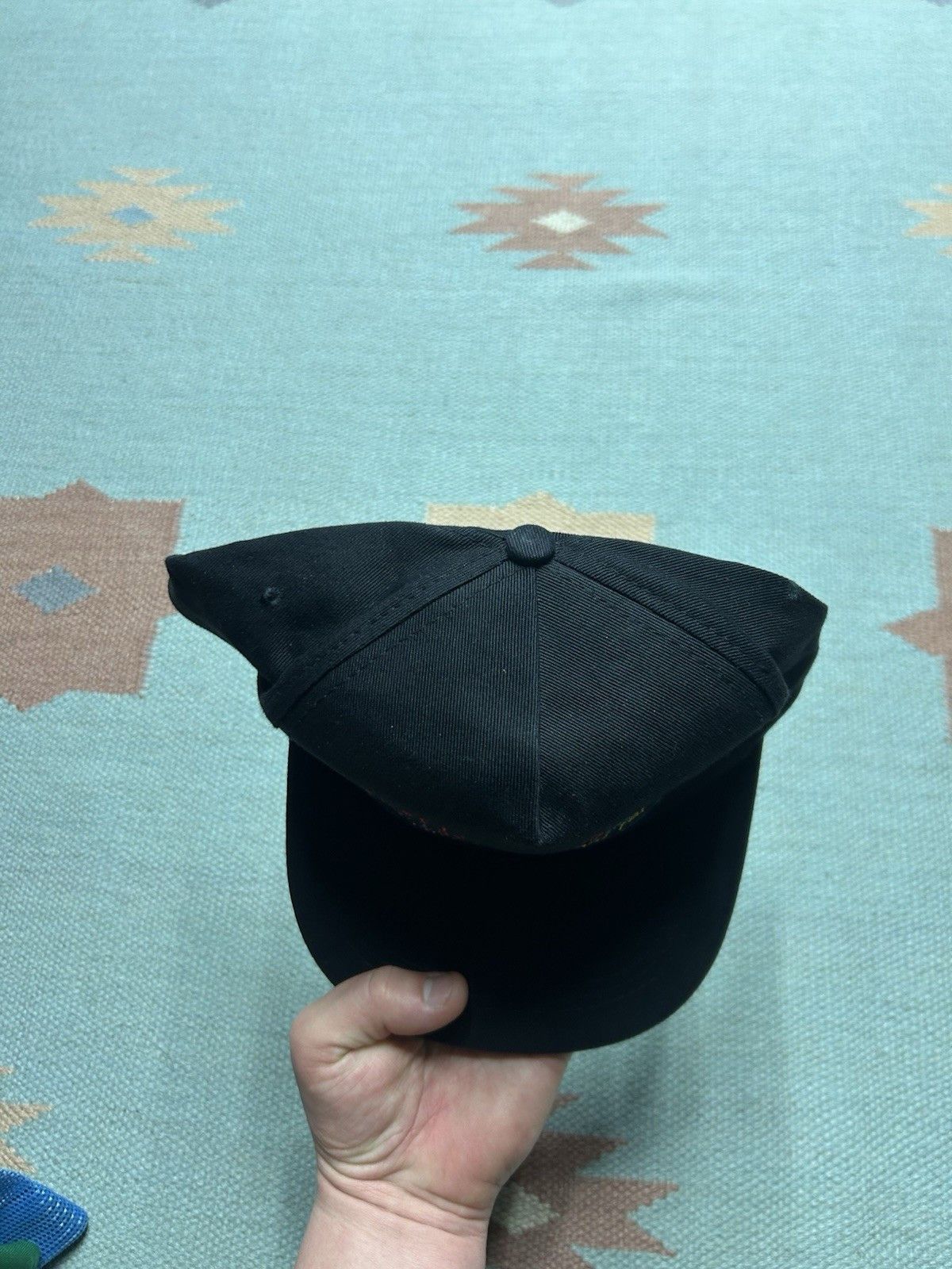 Vintage Vintage SnapBack hat old fart funny joke humor novelty black Size ONE SIZE - 3 Thumbnail