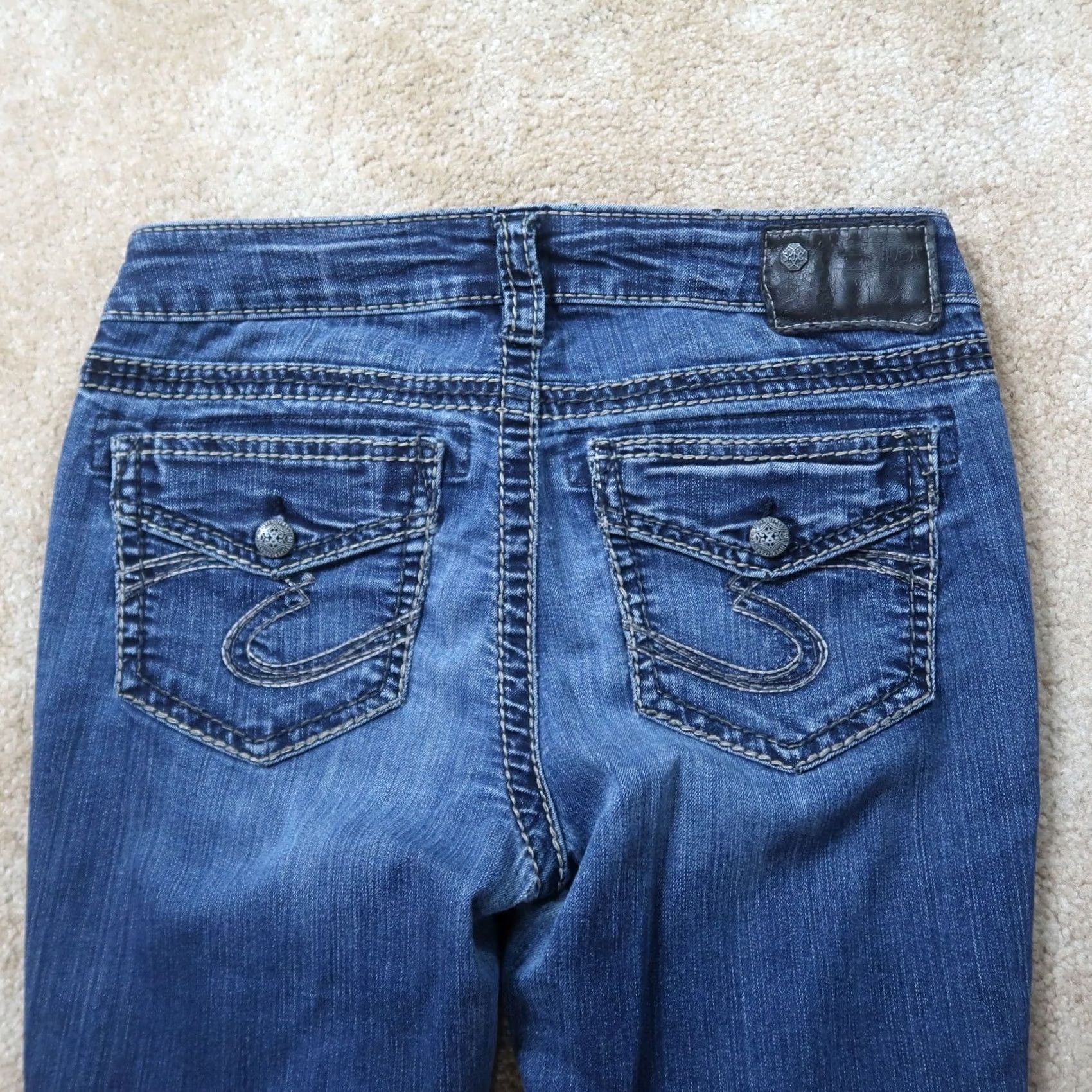Silver Jeans Co. Silver Jeans Suki Skinny Jeans Women 28x31 Blue Denim Stretch Size 28" / US 6 / IT 42 - 6 Thumbnail