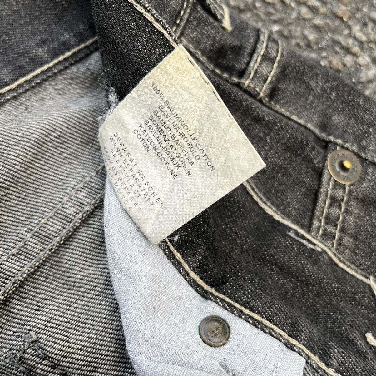 Hysteric Glamour Flared Armani Jeans Big Face Leather Pocket Bootcut Pants Size US 30 / EU 46 - 11 Thumbnail