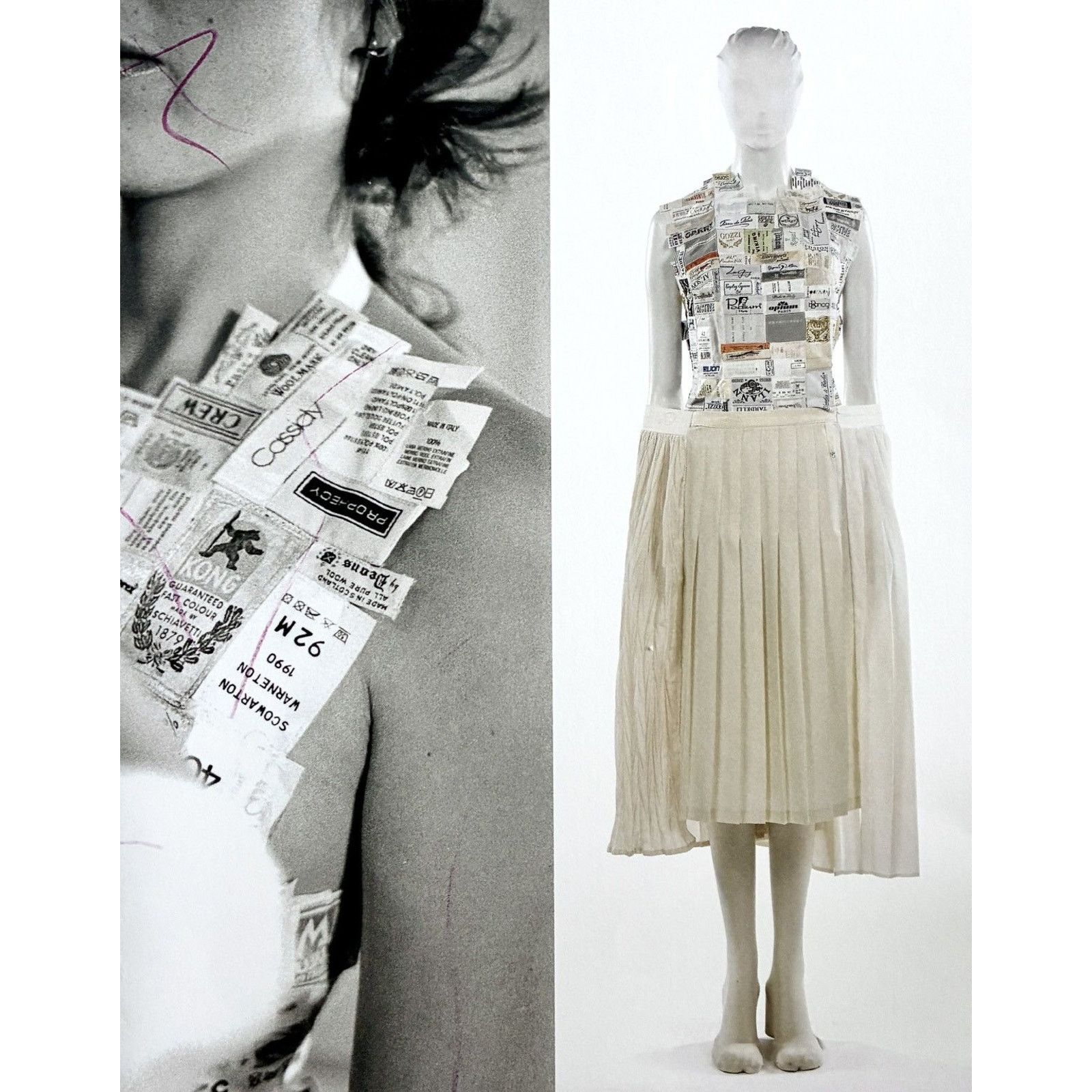 Maison Margiela × Vintage Maison Margiela Archive Fashion photo framed 9x12 Size ONE SIZE - 2 Thumbnail