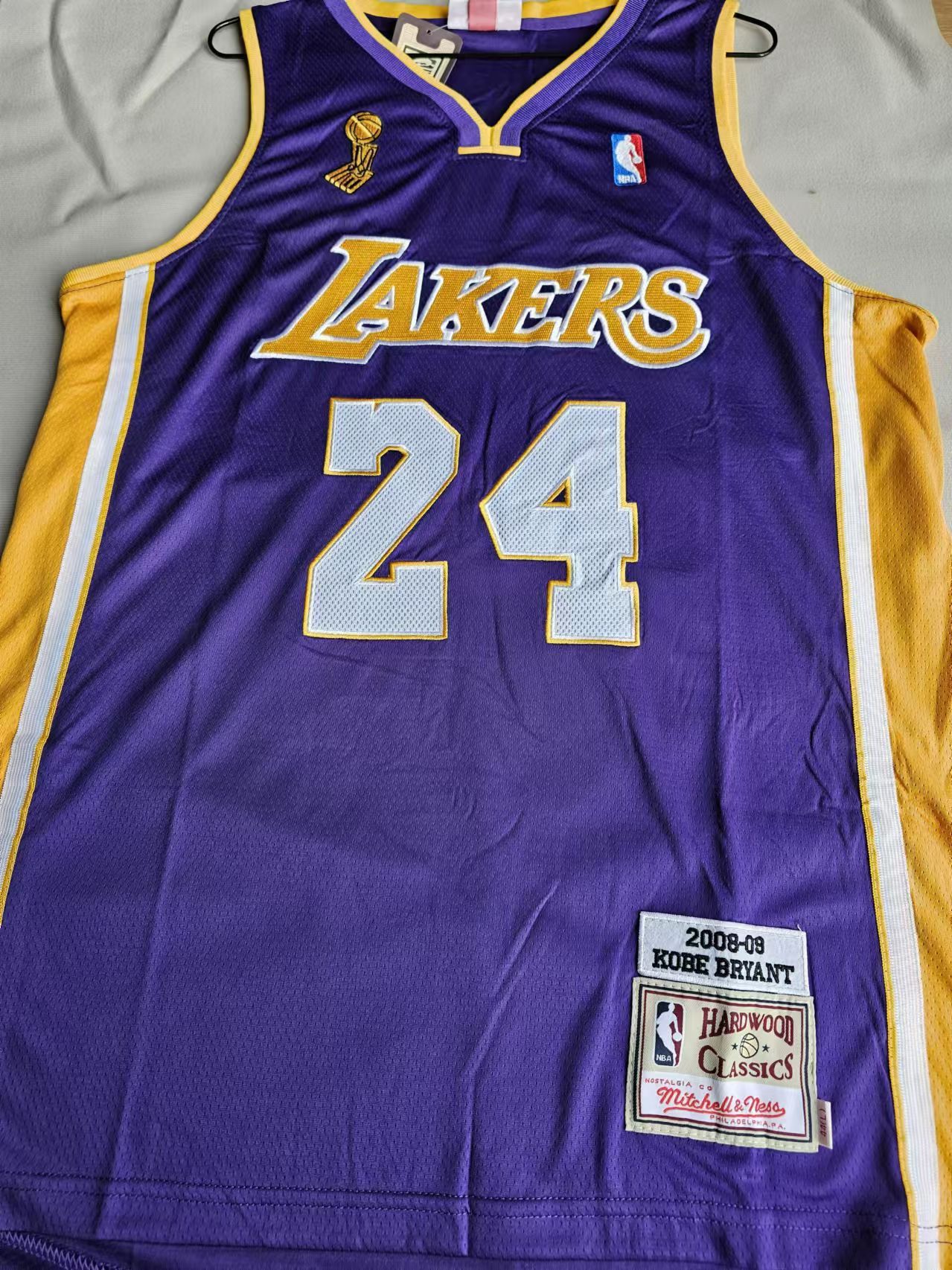 NBA 2008 09 Lakers #24 Kobe Bryant Jersey XL Size US XL / EU 56 / 4 - 1 Thumbnail
