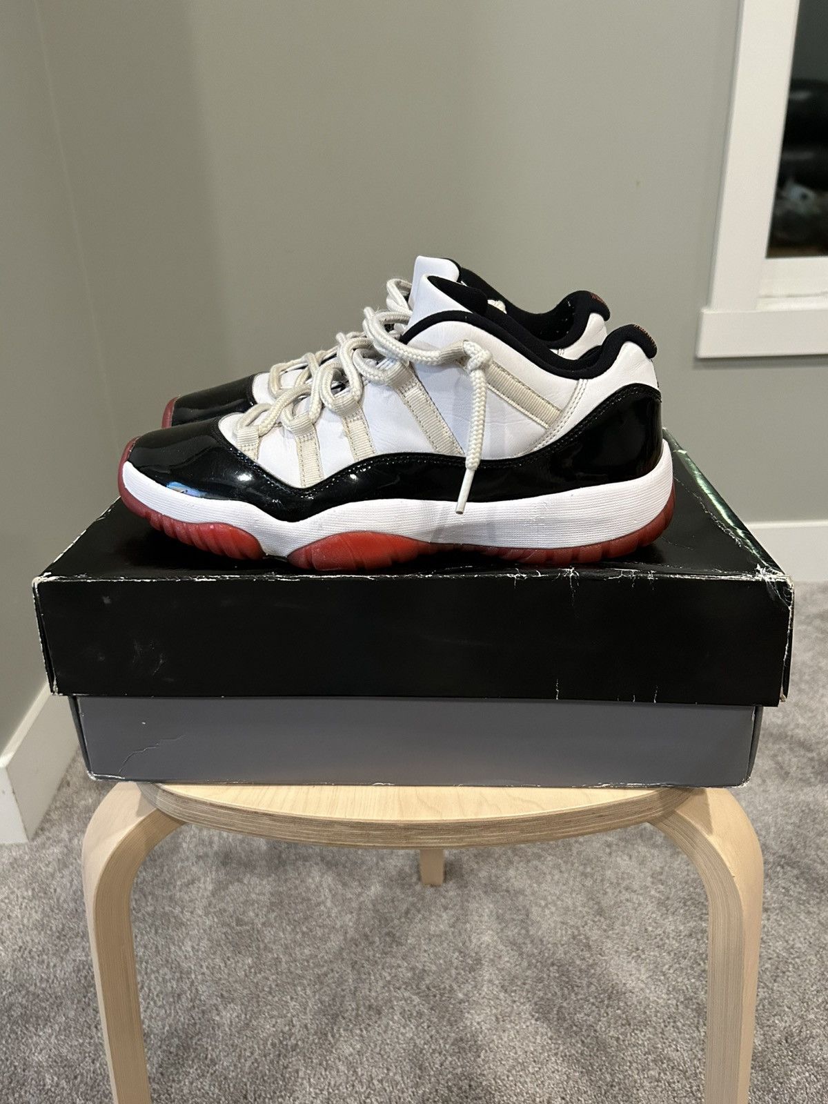 Jordan Brand Jordan 11 Retro Low 'Concord-Bred' Size US 10 / EU 43 - 3 Thumbnail