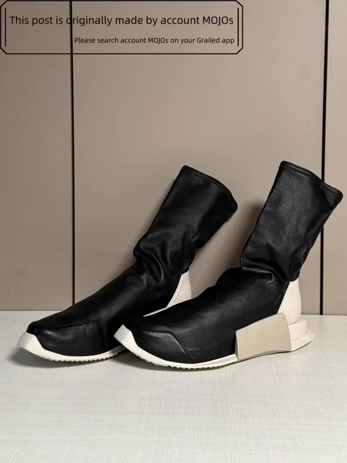 Adidas × Rick Owens Rick Owens Adidas Level Runner High Sock 