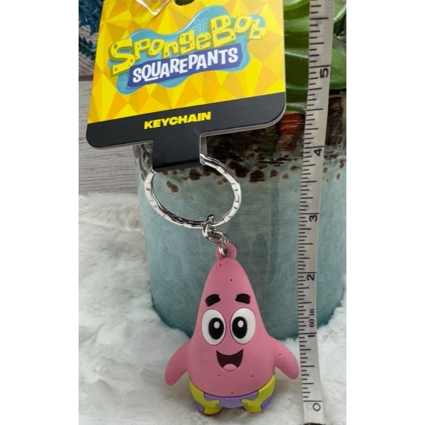 Nickelodeon Loungefly SpongeBob SquarePants PATRICK Keychain Size ONE SIZE - 4 Thumbnail