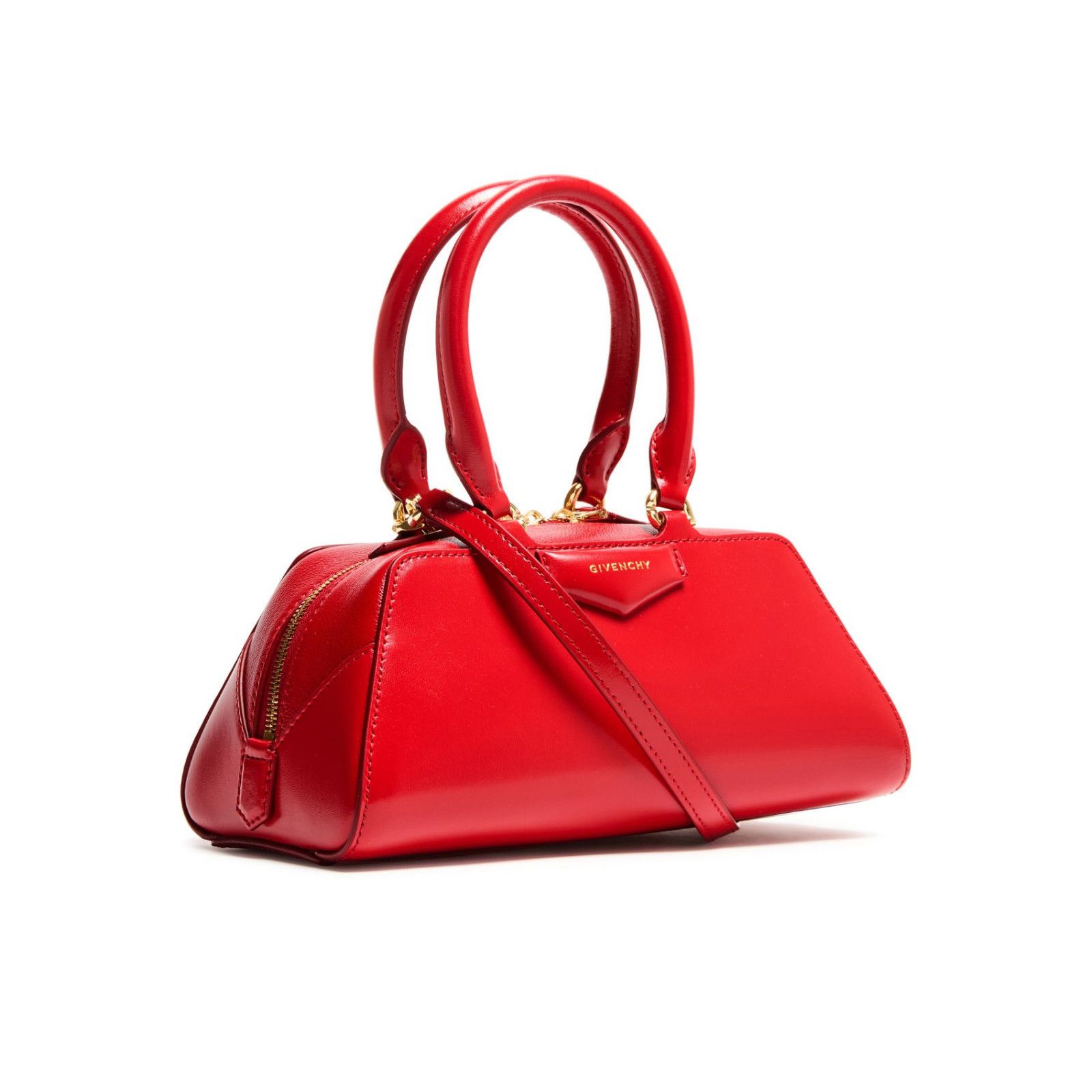 Givenchy GIVENCHY Antigona Mini Red Leather Top Handle Bag New Size ONE SIZE - 2 Thumbnail