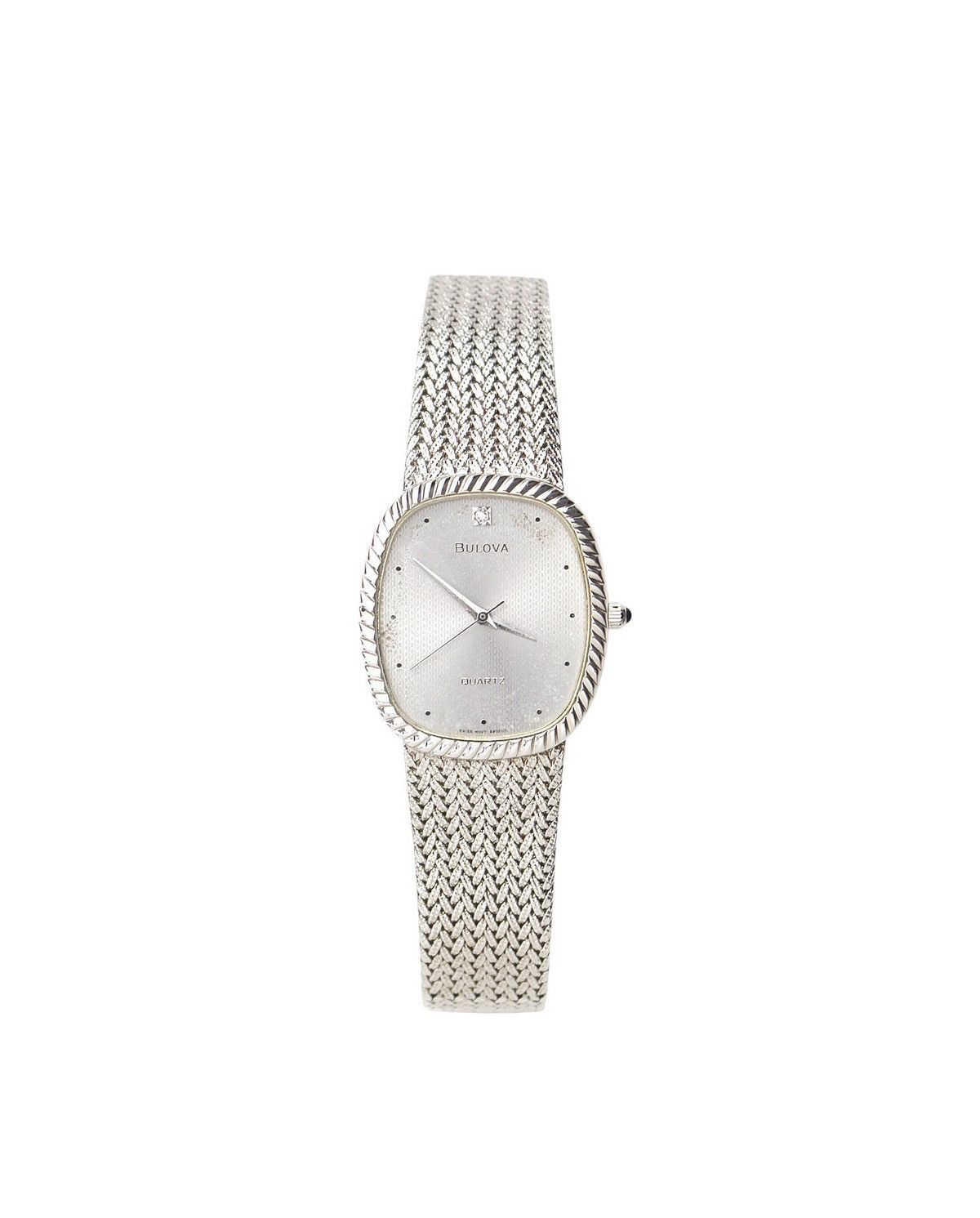 Bulova 1990S BULOVA QUARTZ CUSHION DIAL MESH WATCH Size ONE SIZE - 1 Thumbnail