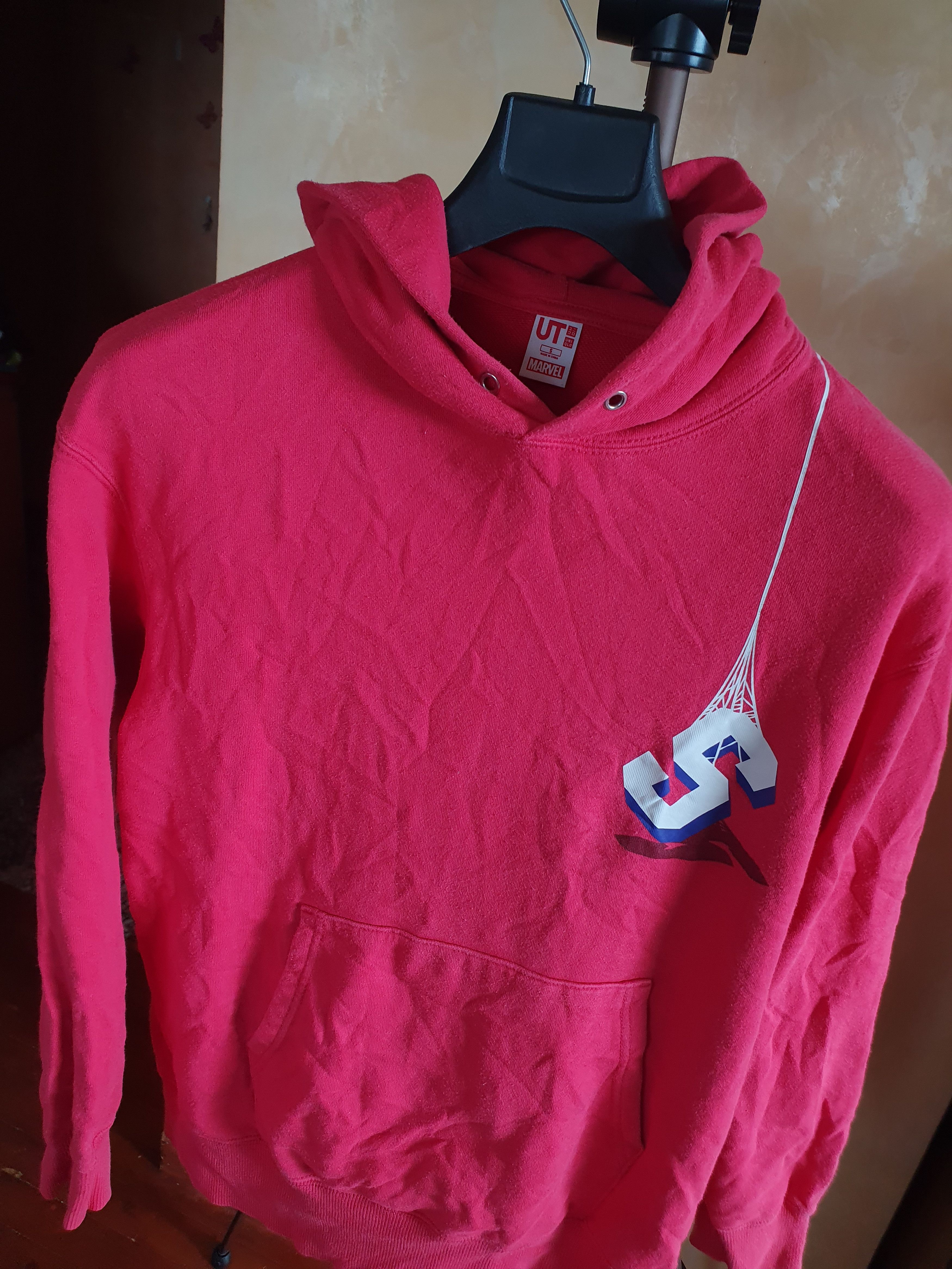 Marvel Comics × Uniqlo Uniqlo Marvel Spiderman Hoodie Hanging S sz S/M? Size US S / EU 44-46 / 1 - 5 Thumbnail