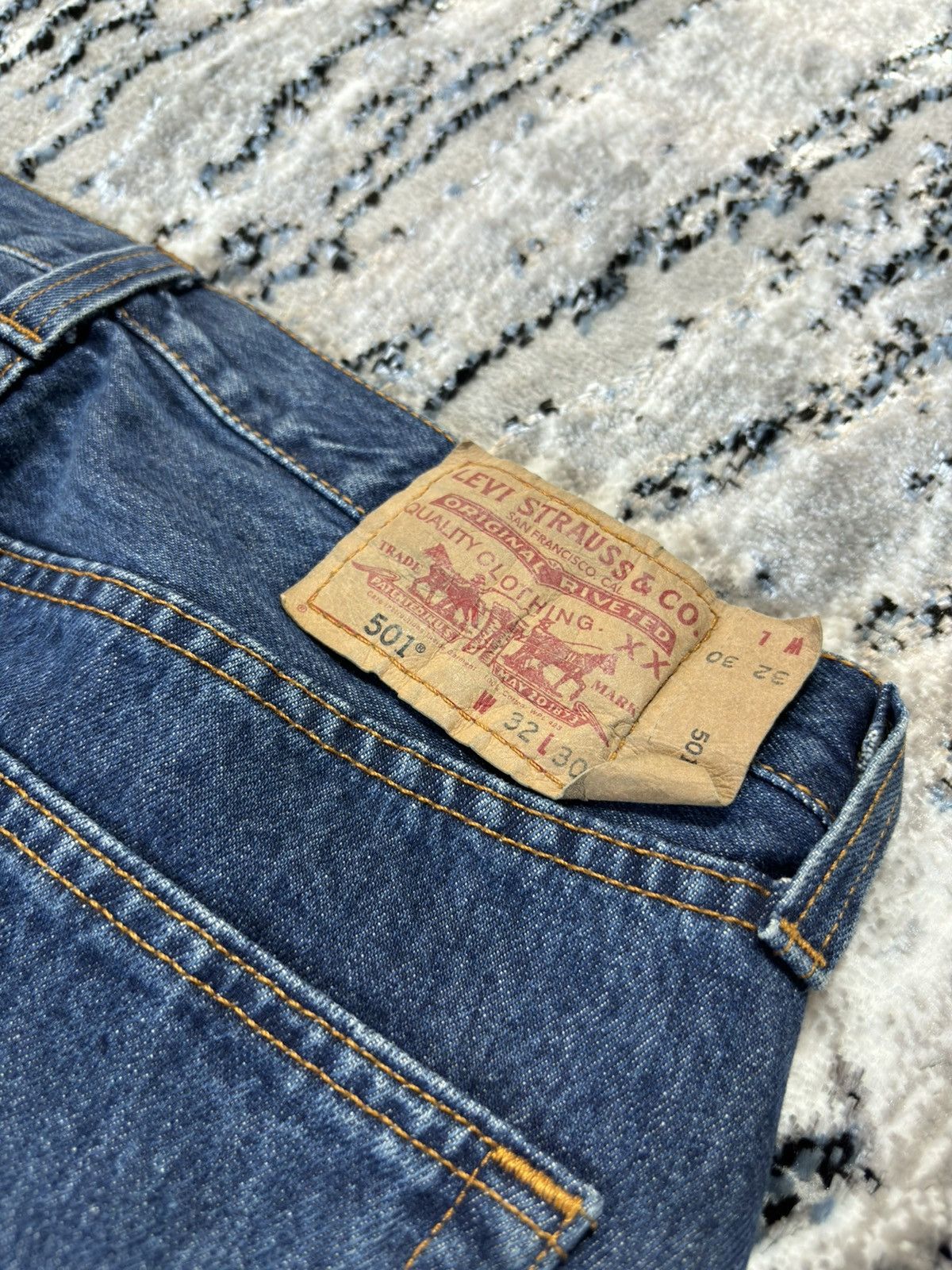 Levi's Vintage Levi’s 501 Denim Jeans Pants Casual drip drill boxy Size US 32 / EU 48 - 4 Thumbnail