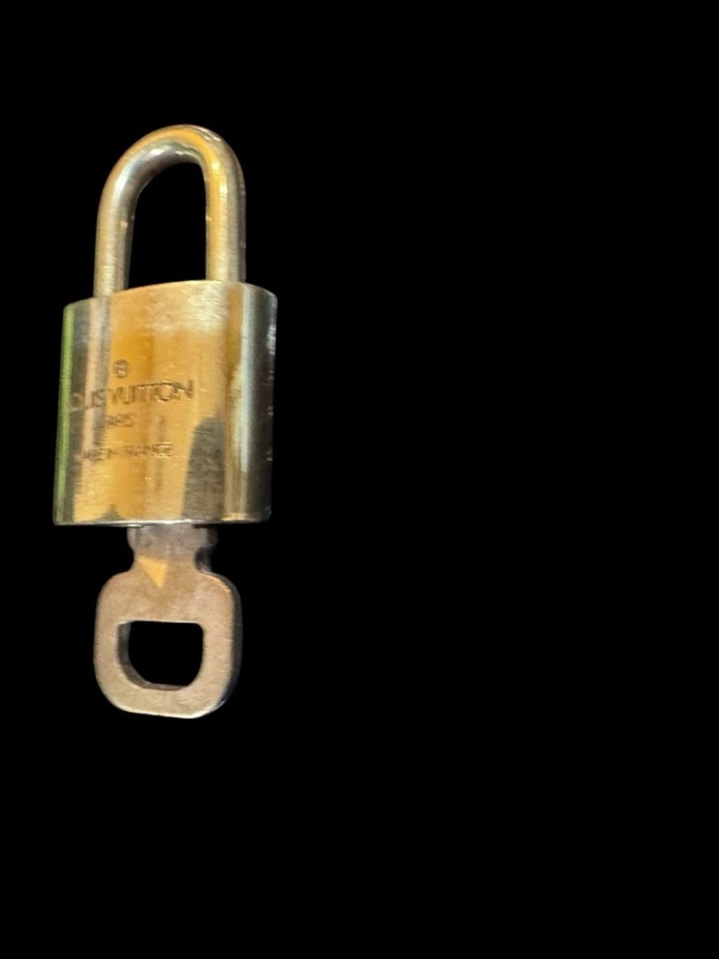 Louis Vuitton Louis Vuitton Brushed Gold Padlock with Key #316 & COA Size ONE SIZE - 5 Thumbnail