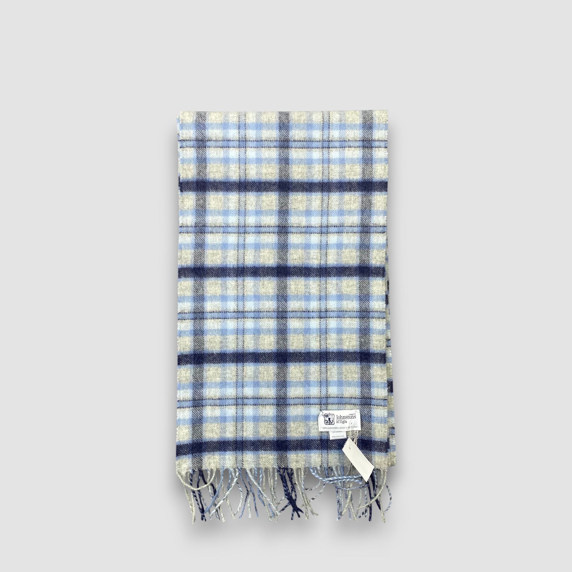 Johnstons Of Elgin Vintage Johnstons of Elgin Scarf Muffler Wool Winter Scarves Size ONE SIZE - 2 Thumbnail