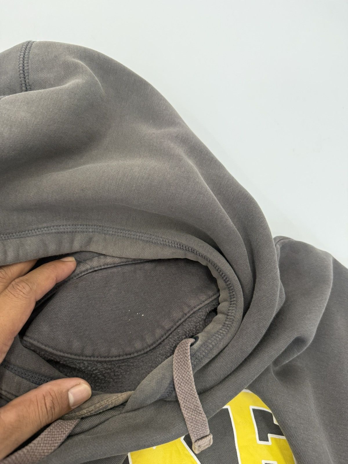Nike 🔥 Nike Big Logo Spellout Faded Grey Sweatshirt hoodie - L Size US L / EU 52-54 / 3 - 8 Thumbnail
