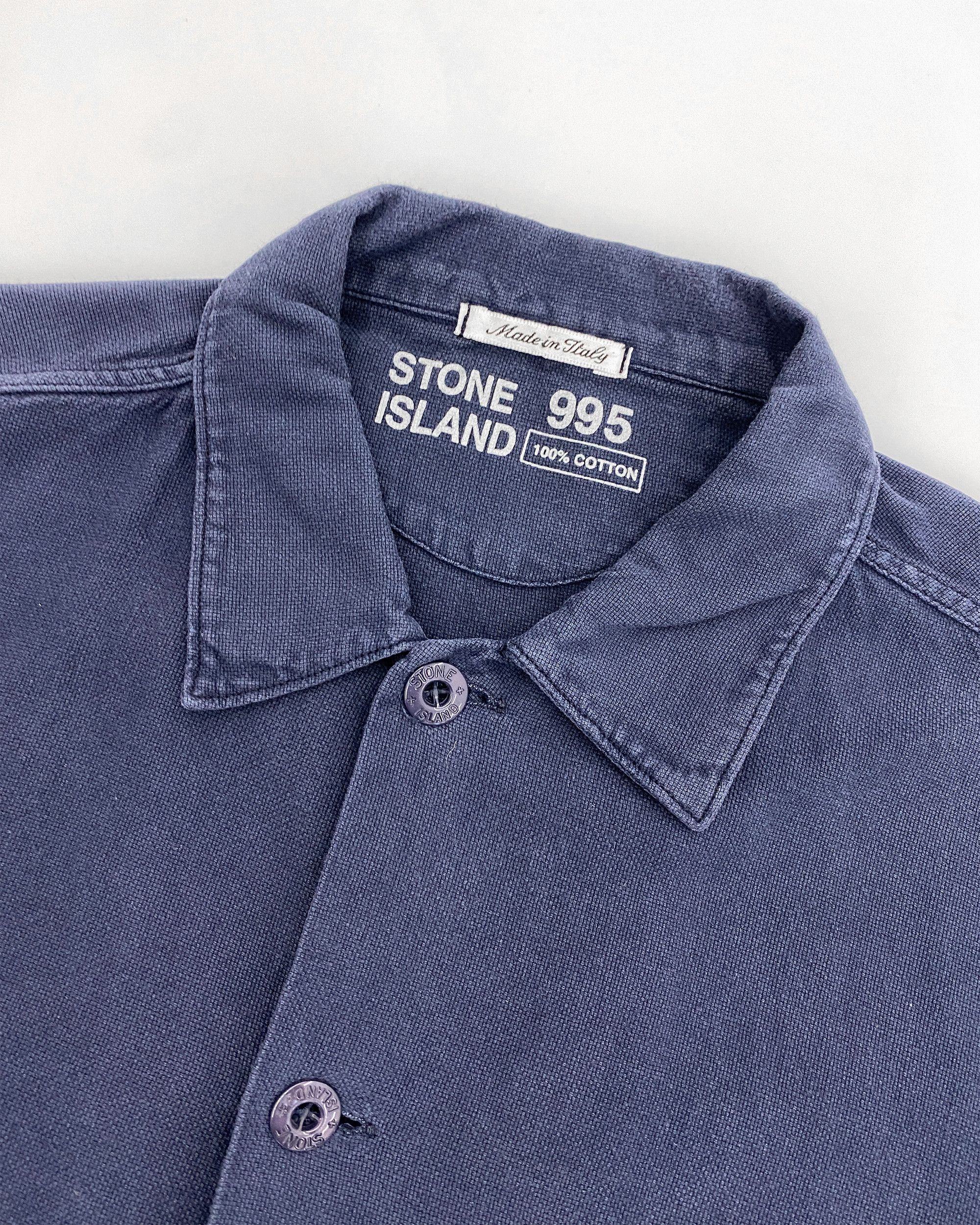 Stone Island SS1995 Oversized Chest Pocket Shirt Size US M / EU 48-50 / 2 - 7 Thumbnail
