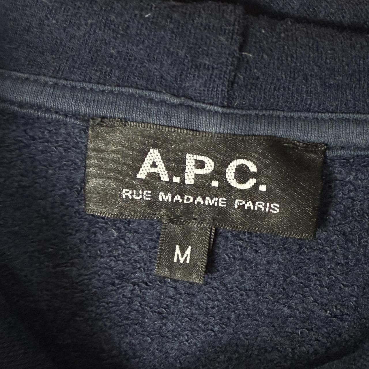 A.P.C. A.P.C. navy blue hoodie Wool Size US M / EU 48-50 / 2 - 5 Thumbnail