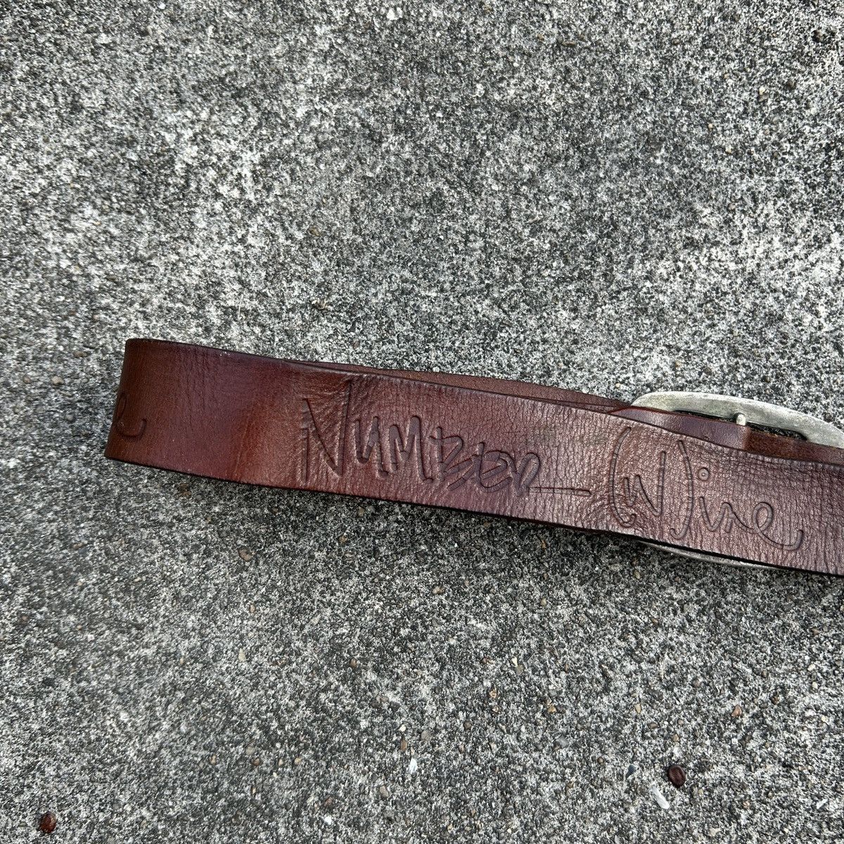 Kapital Vintage Number Nine leather belt Size ONE SIZE - 8 Thumbnail