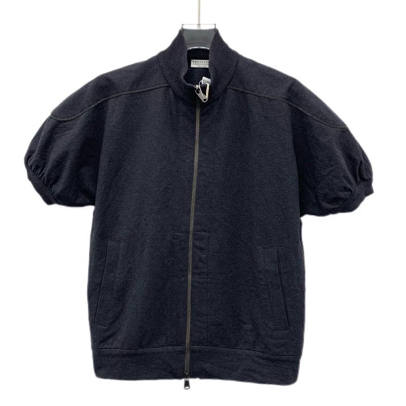 Brunello Cucinelli Brunello Cucinelli Black Beaded Cotton Jacket Size US M / EU 48-50 / 2 - 1 Thumbnail