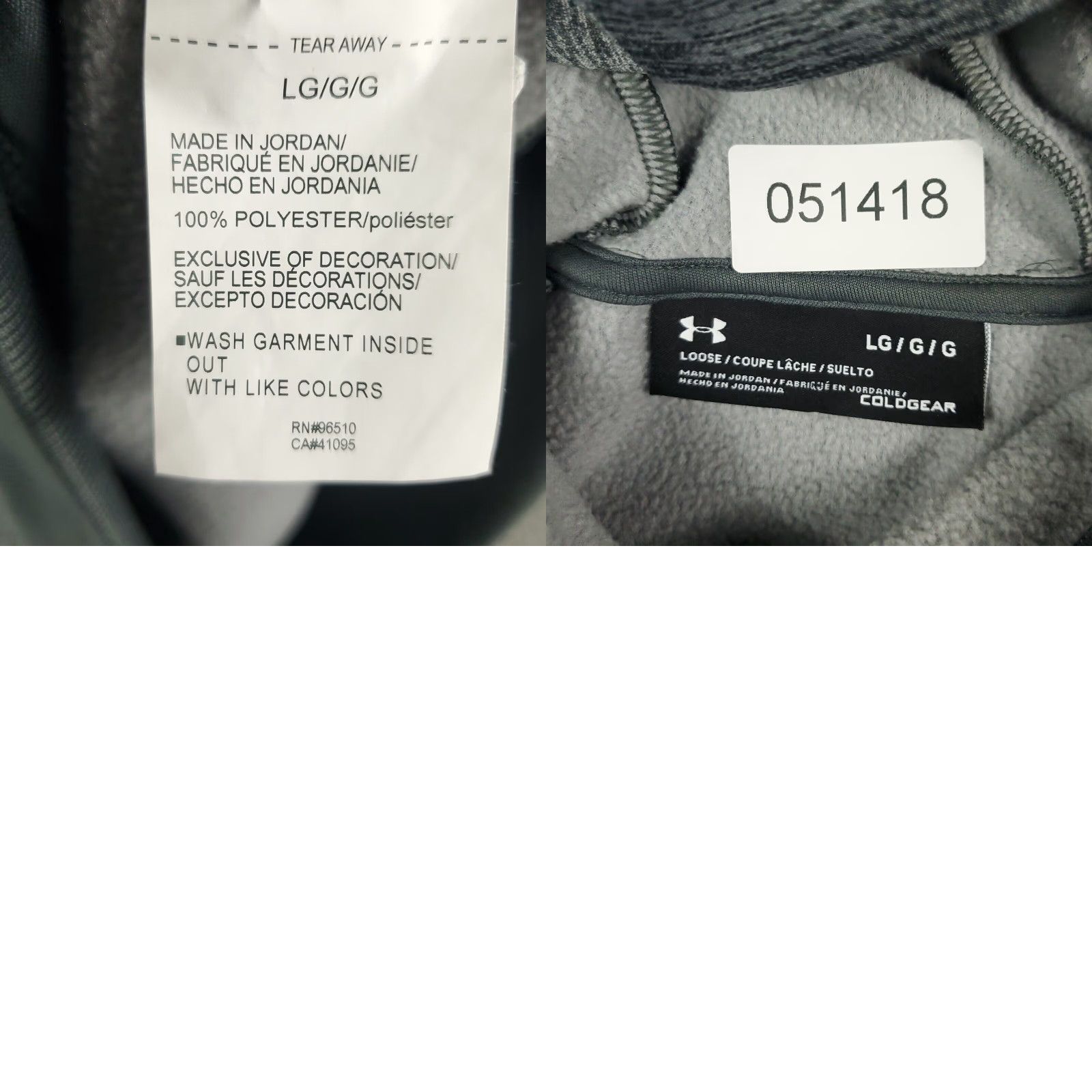 Under Armour Under Armour Sweater Womens Large Gray Pullover Hoodie Sweatshirt Ladies Size L / US 10 / IT 46 - 8 Thumbnail