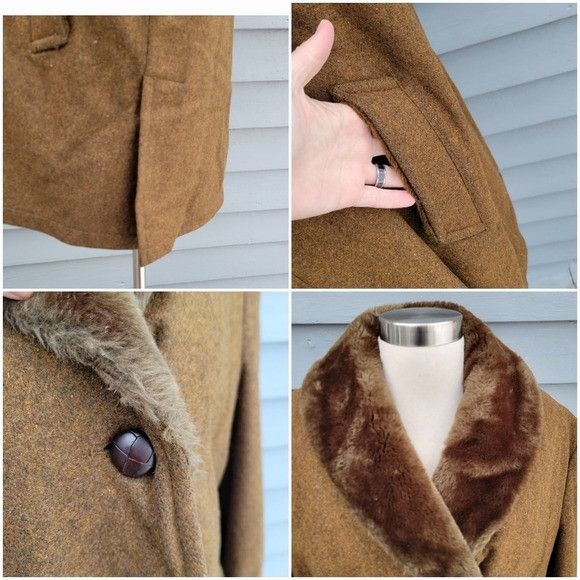 Vintage Vintage 50s Mighty-Mac Brown All Weather Stadium Over Coat S Size US L / EU 52-54 / 3 - 3 Thumbnail