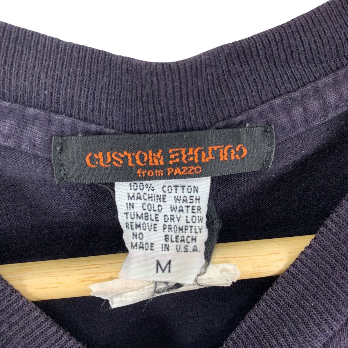 Vintage Vintage CUSTOM CULTURE By PAZZO Punk Tattoo Tshirt Size US M / EU 48-50 / 2 - 7 Thumbnail