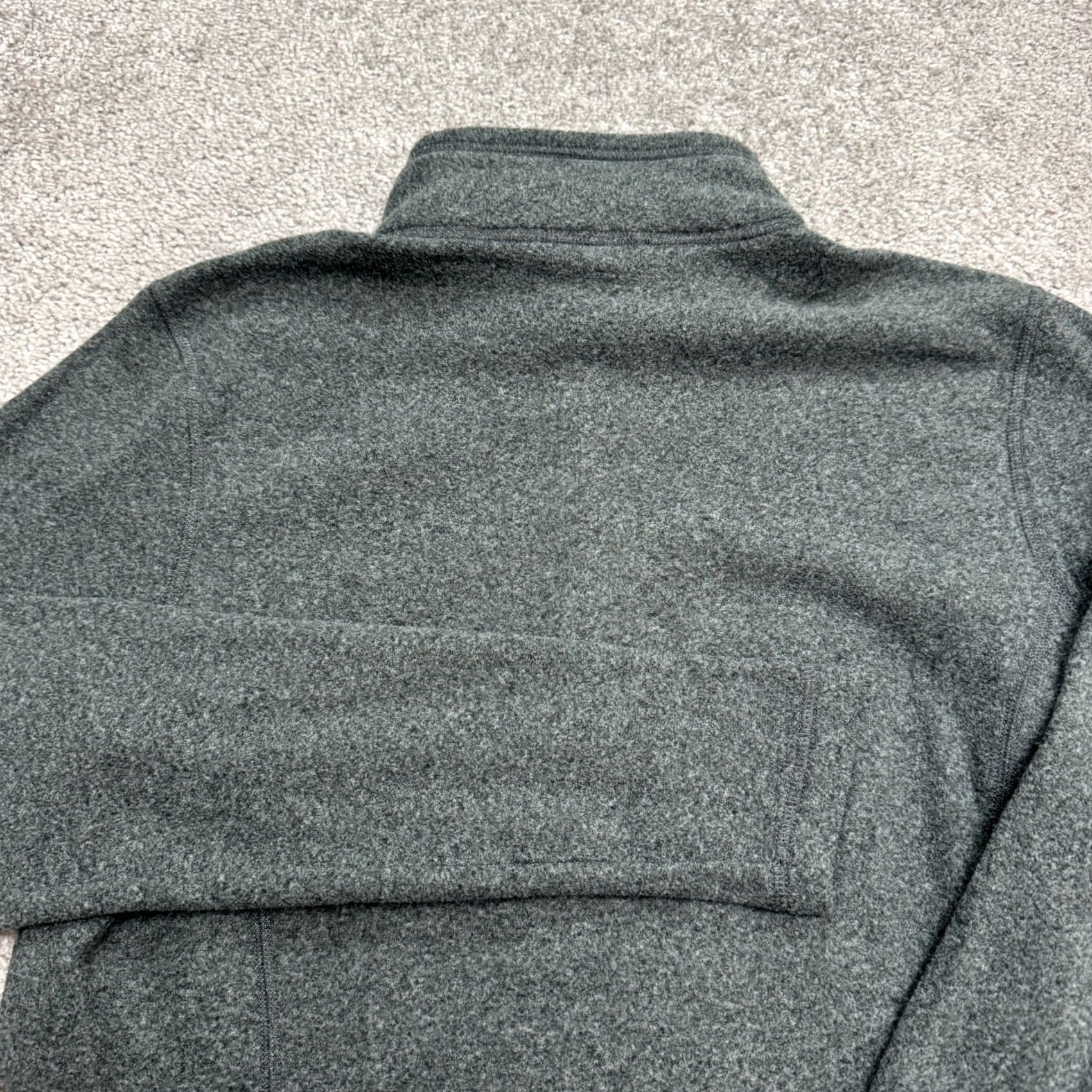 Vintage REI Co-Op 1/4 Zip Pullover Jacket Womens Medium Charcoal Gray Fleece Outdoor Size XL / US 12-14 / IT 48-50 - 4 Thumbnail
