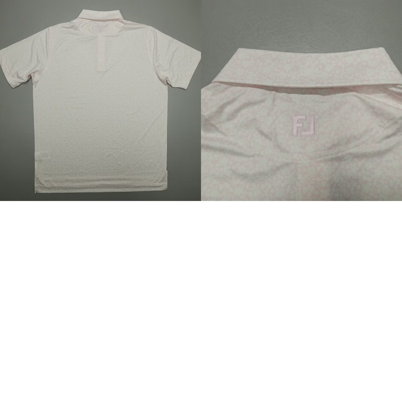 Footjoy FootJoy Performance Floral Print Polo Mens XL Pink/White Golf Shirt Size US XL / EU 56 / 4 - 8 Thumbnail
