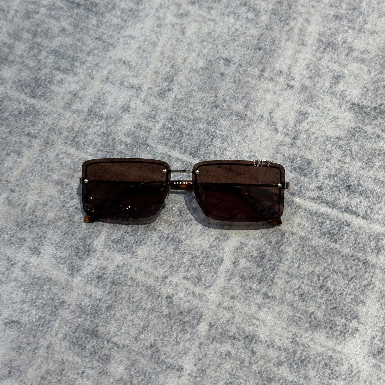 Off-White OFF WHITE TAMPA GOLD BROWN SUNGLASSES Size ONE SIZE - 2 Thumbnail
