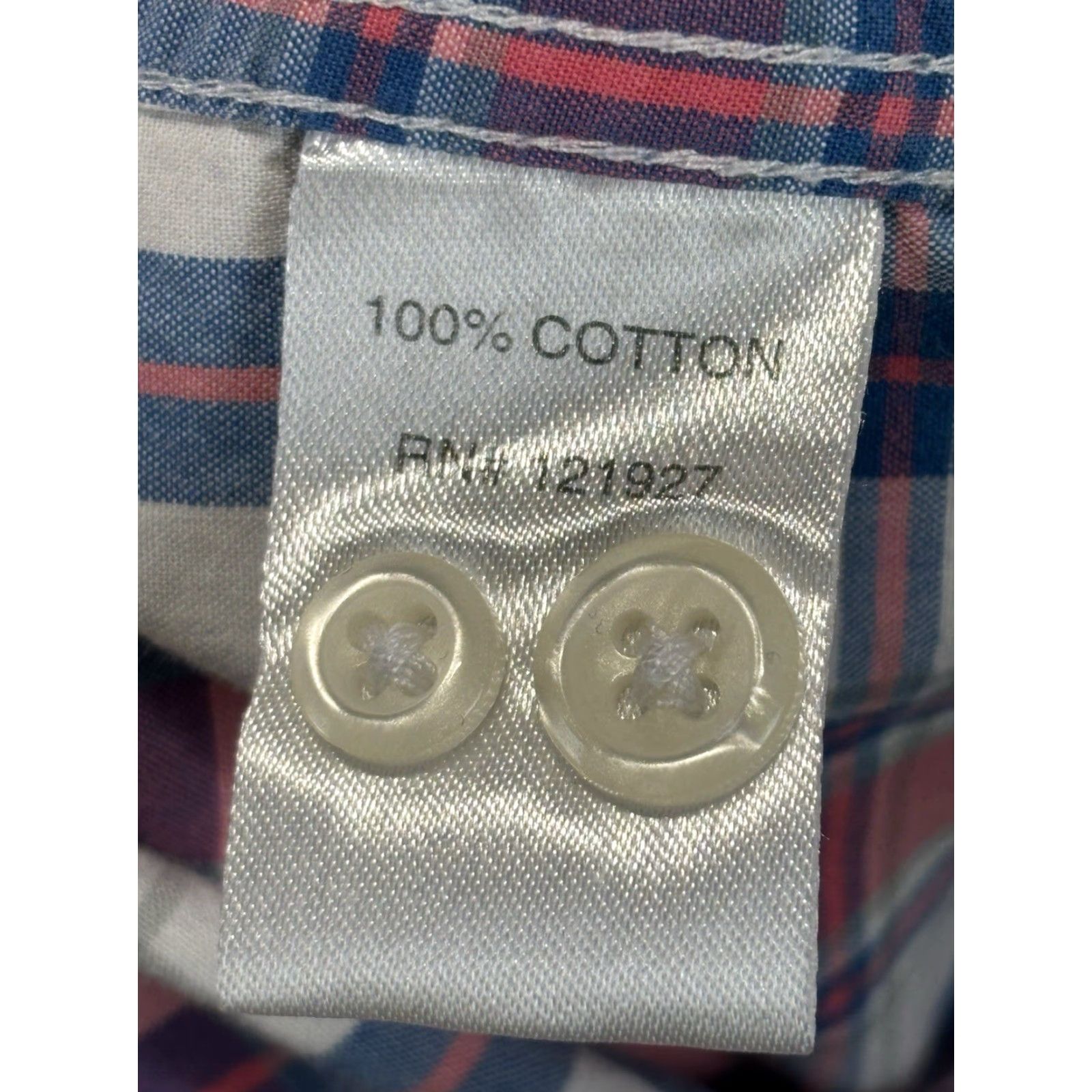 johnnie-O Johnnie-O Wright Button-Down Shirt Men’s Small Multicolor Plaid Logo Pocket Size US S / EU 44-46 / 1 - 6 Thumbnail