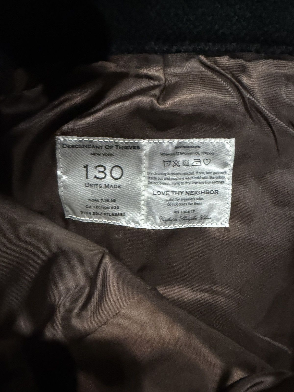 Cropped Dress Pants Descendant Of Thieves in Black, Men's (Size 34) — image 3 of 4